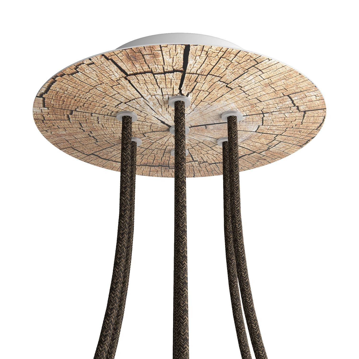 Kruhový stropní baldachýn Rose-One System - průměr 200 mm, kovový materiál