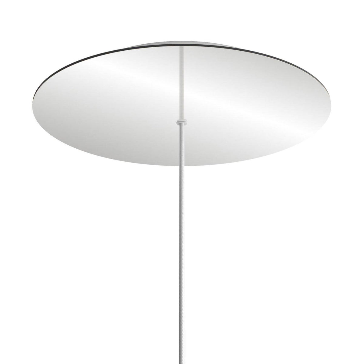 Kruhový stropní baldachýn Rose-One System - průměr 400 mm, kovový materiál