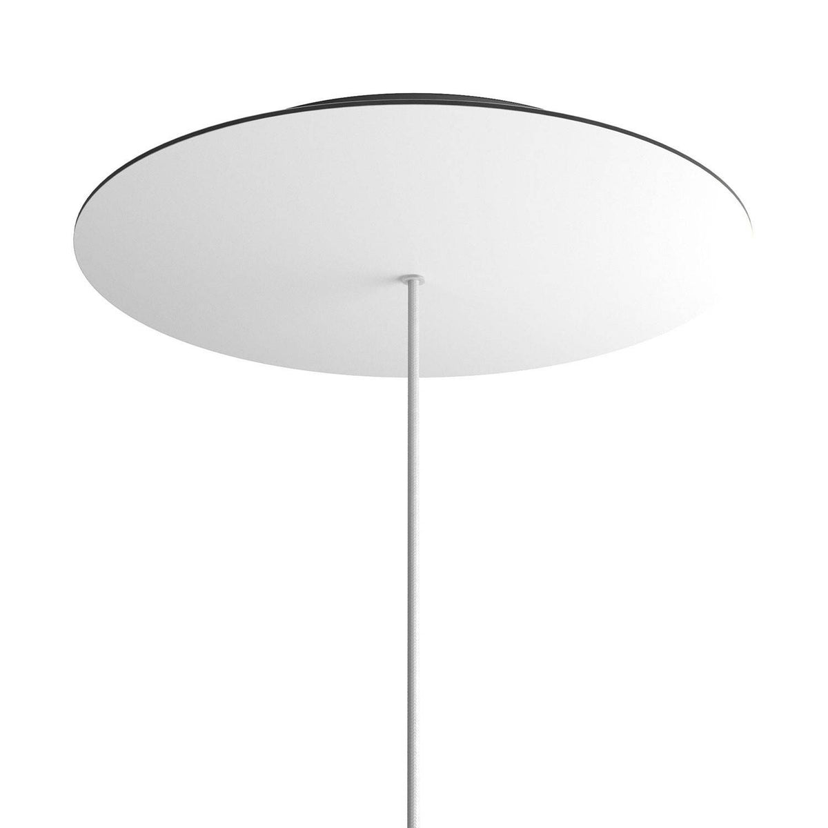 Kruhový stropní baldachýn Rose-One System - průměr 400 mm, kovový materiál