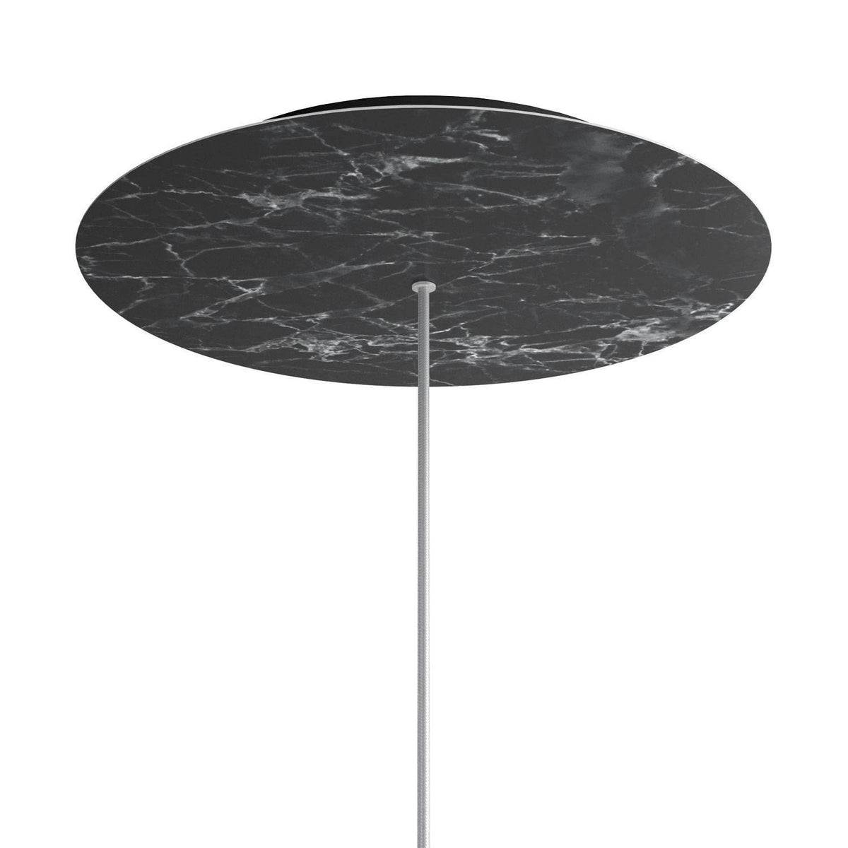 Kruhový stropní baldachýn Rose-One System - průměr 400 mm, kovový materiál