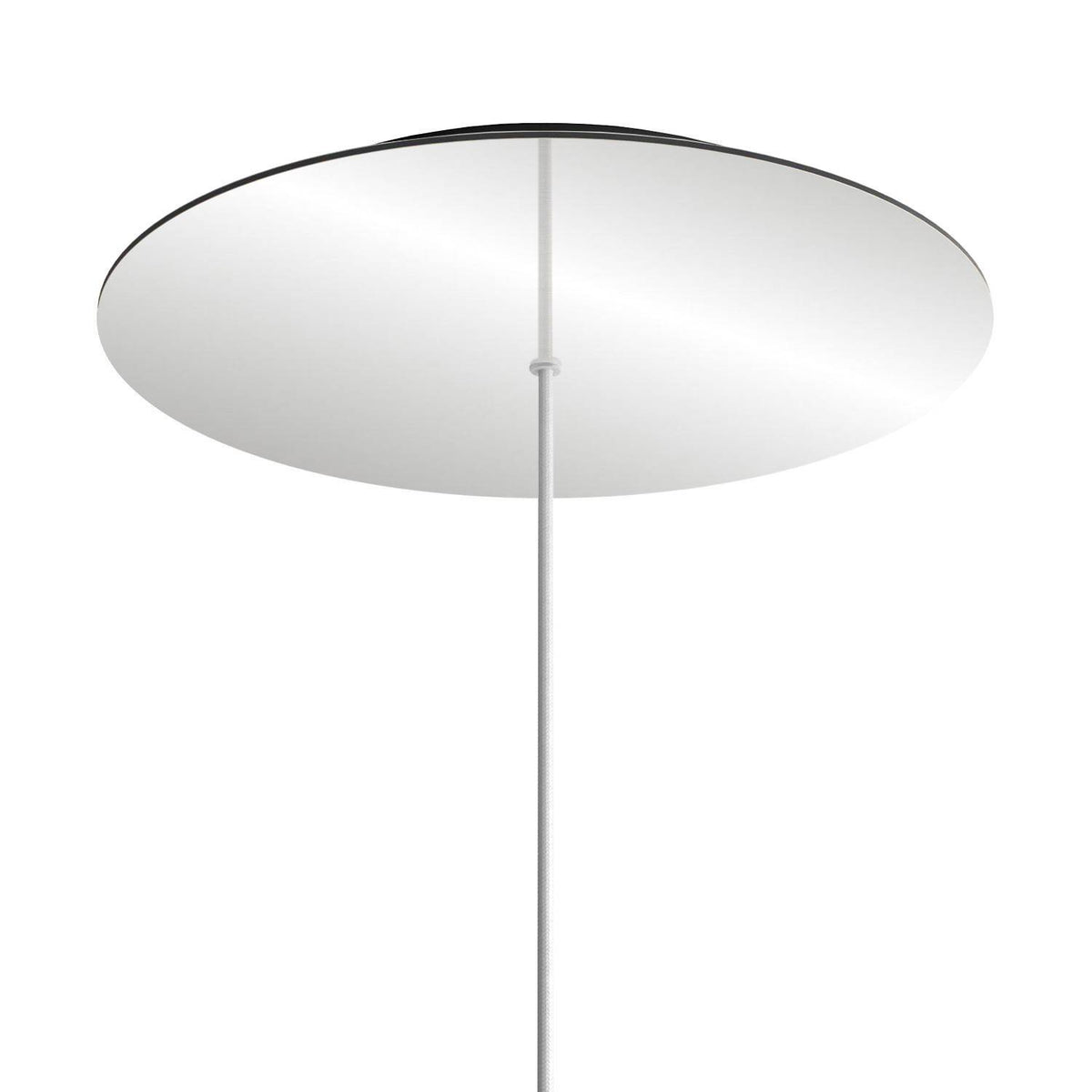 Kruhový stropní baldachýn Rose-One System - průměr 400 mm, kovový materiál
