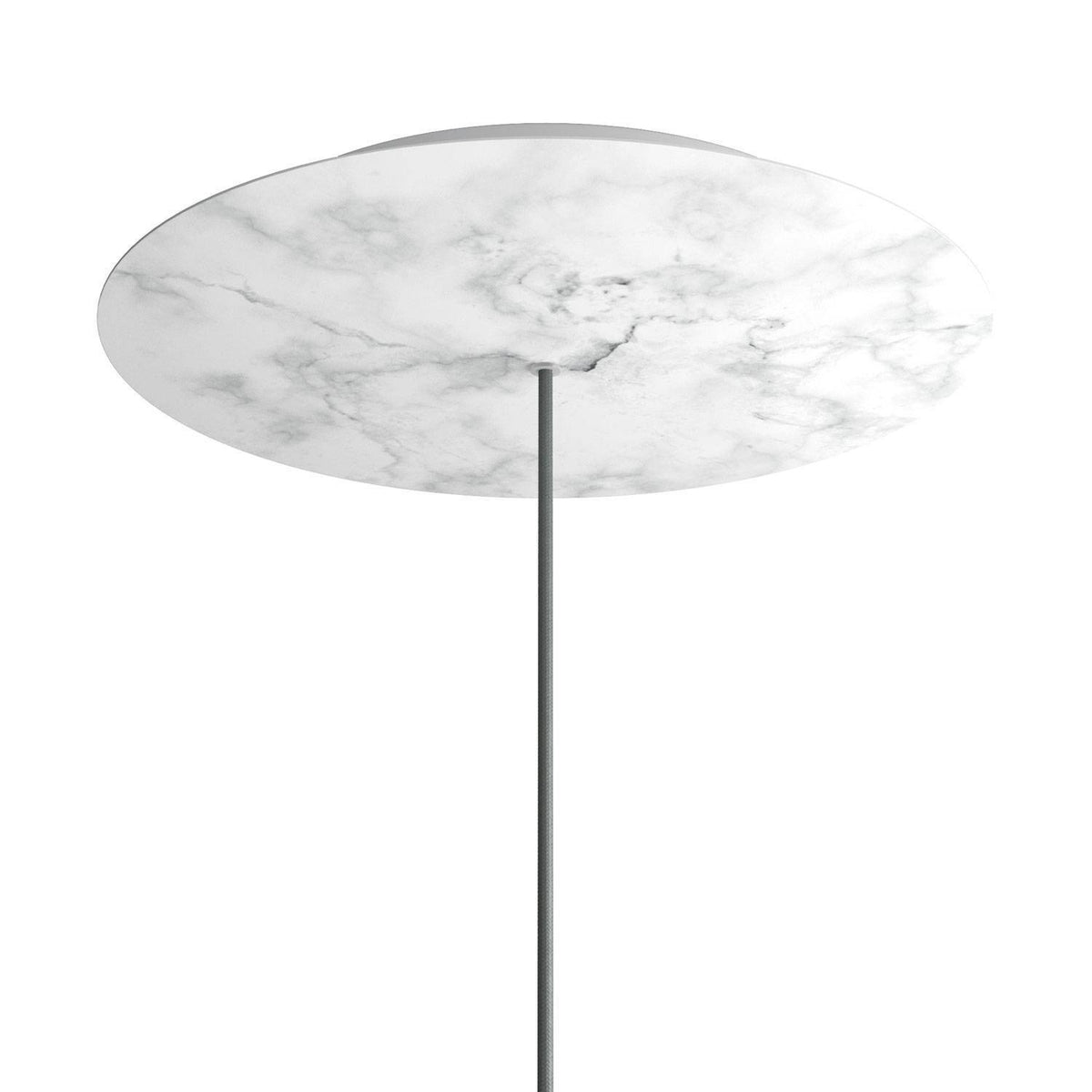 Kruhový stropní baldachýn Rose-One System - průměr 400 mm, kovový materiál