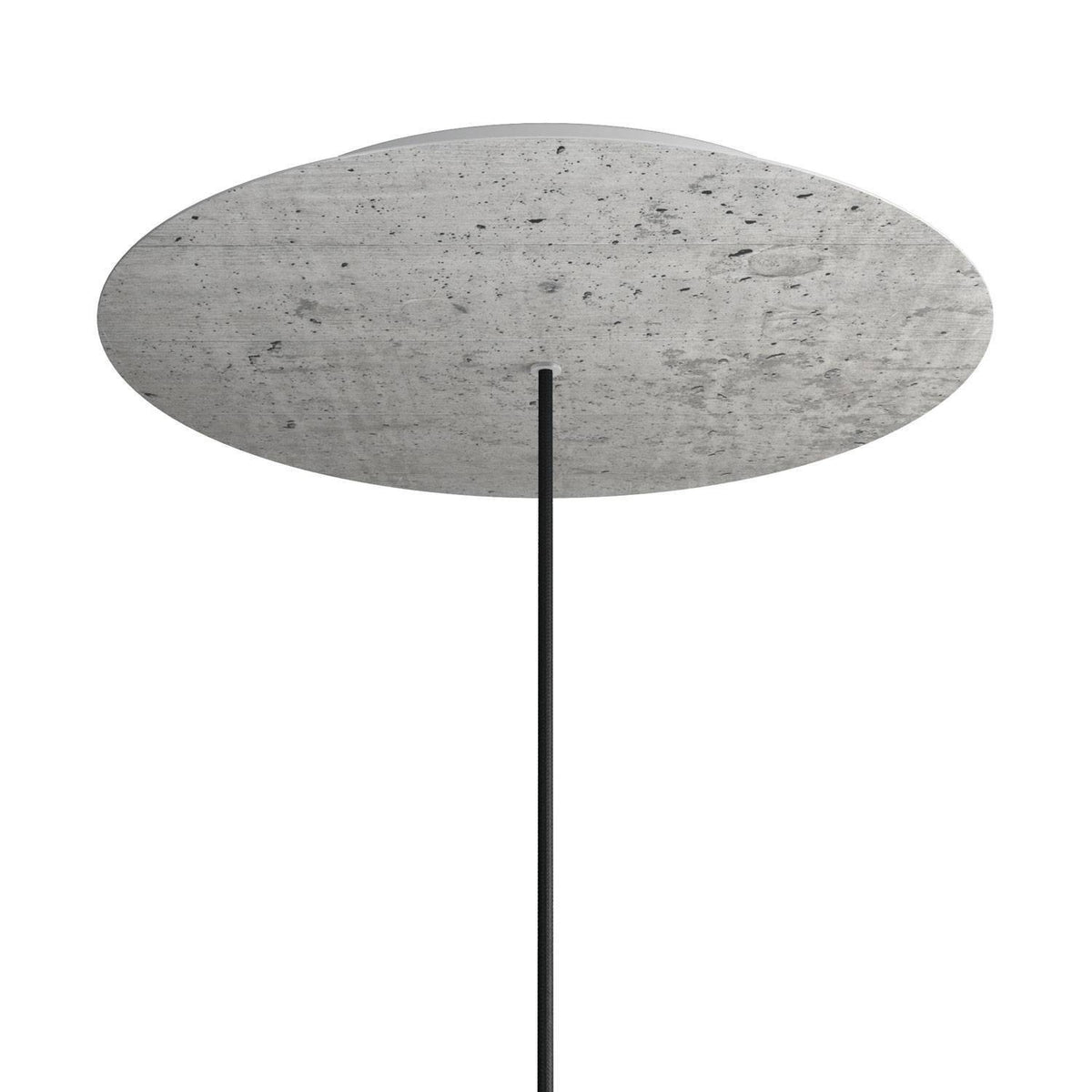 Kruhový stropní baldachýn Rose-One System - průměr 400 mm, kovový materiál