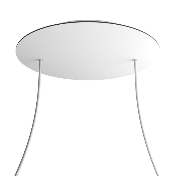 Kruhový stropní baldachýn Rose-One System - průměr 400 mm, kovový materiál