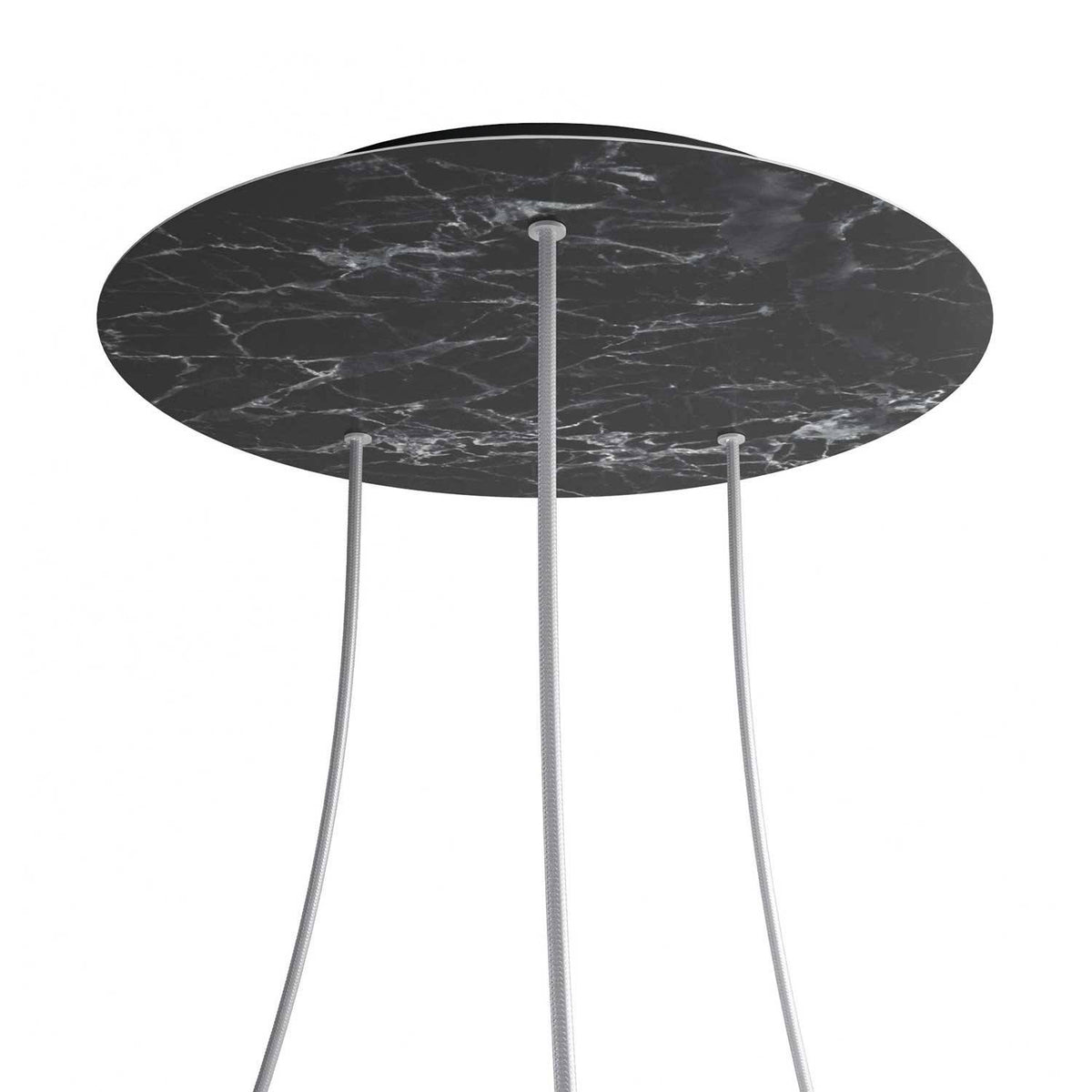 Kruhový stropní baldachýn Rose-One System - průměr 400 mm, kovový materiál