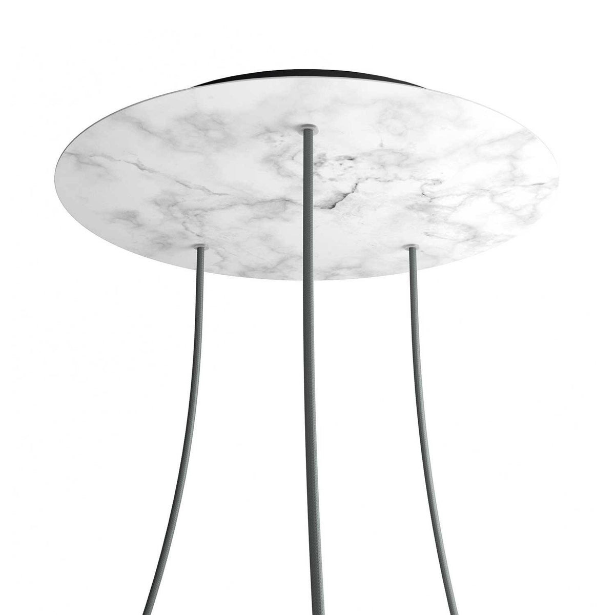 Kruhový stropní baldachýn Rose-One System - průměr 400 mm, kovový materiál