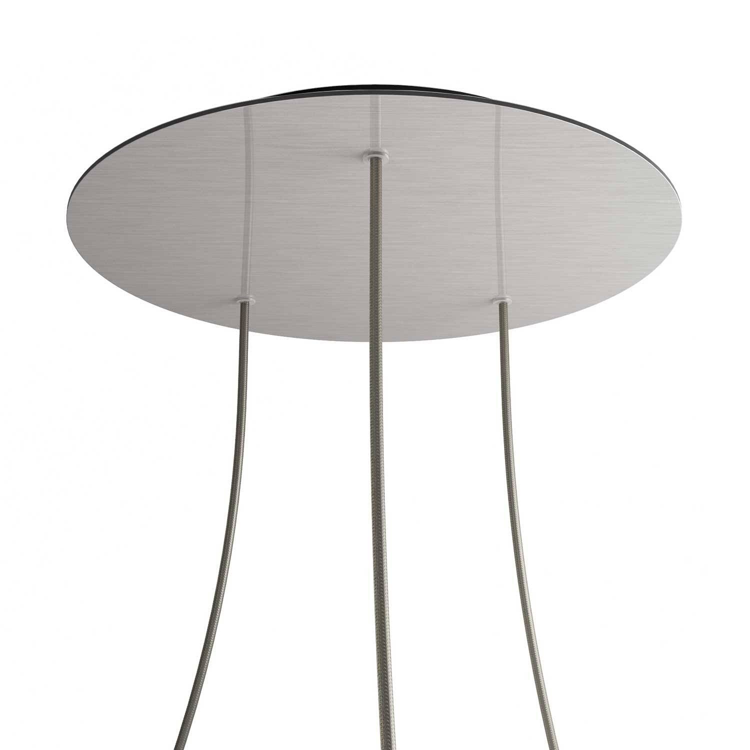 Kruhový stropní baldachýn Rose-One System - průměr 400 mm, kovový materiál