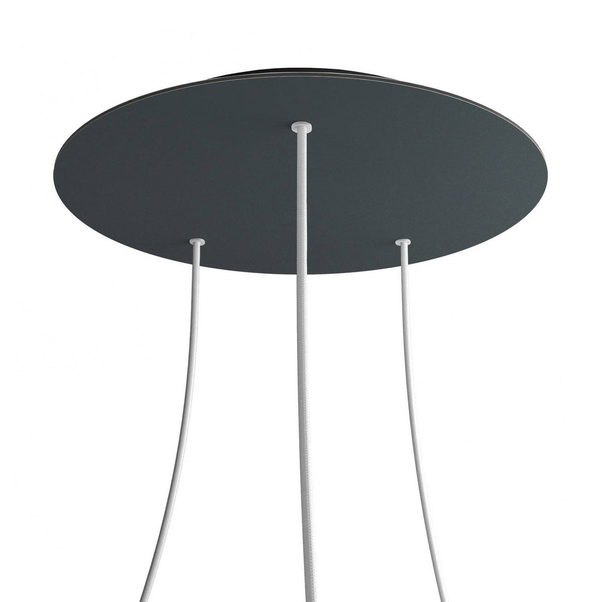 Kruhový stropní baldachýn Rose-One System - průměr 400 mm, kovový materiál