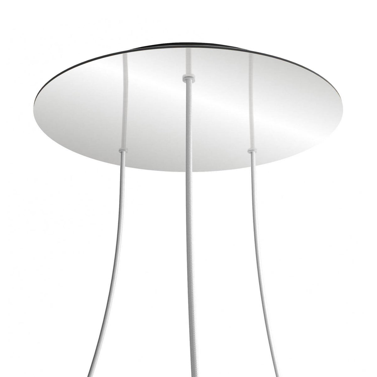 Kruhový stropní baldachýn Rose-One System - průměr 400 mm, kovový materiál