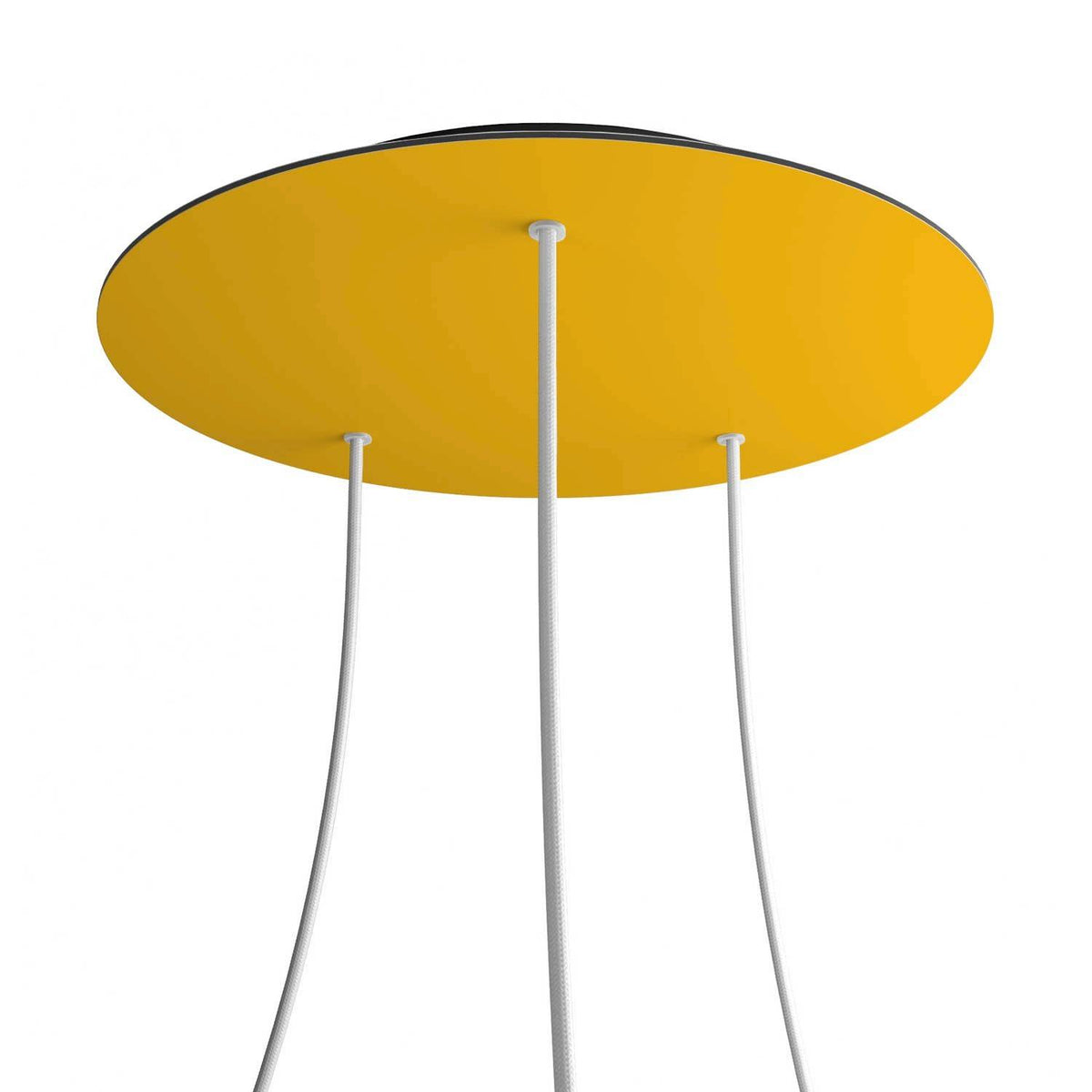Kruhový stropní baldachýn Rose-One System - průměr 400 mm, kovový materiál