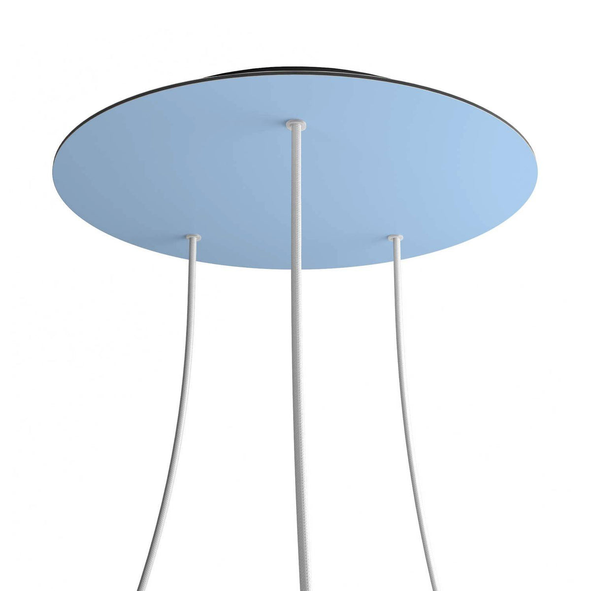 Kruhový stropní baldachýn Rose-One System - průměr 400 mm, kovový materiál