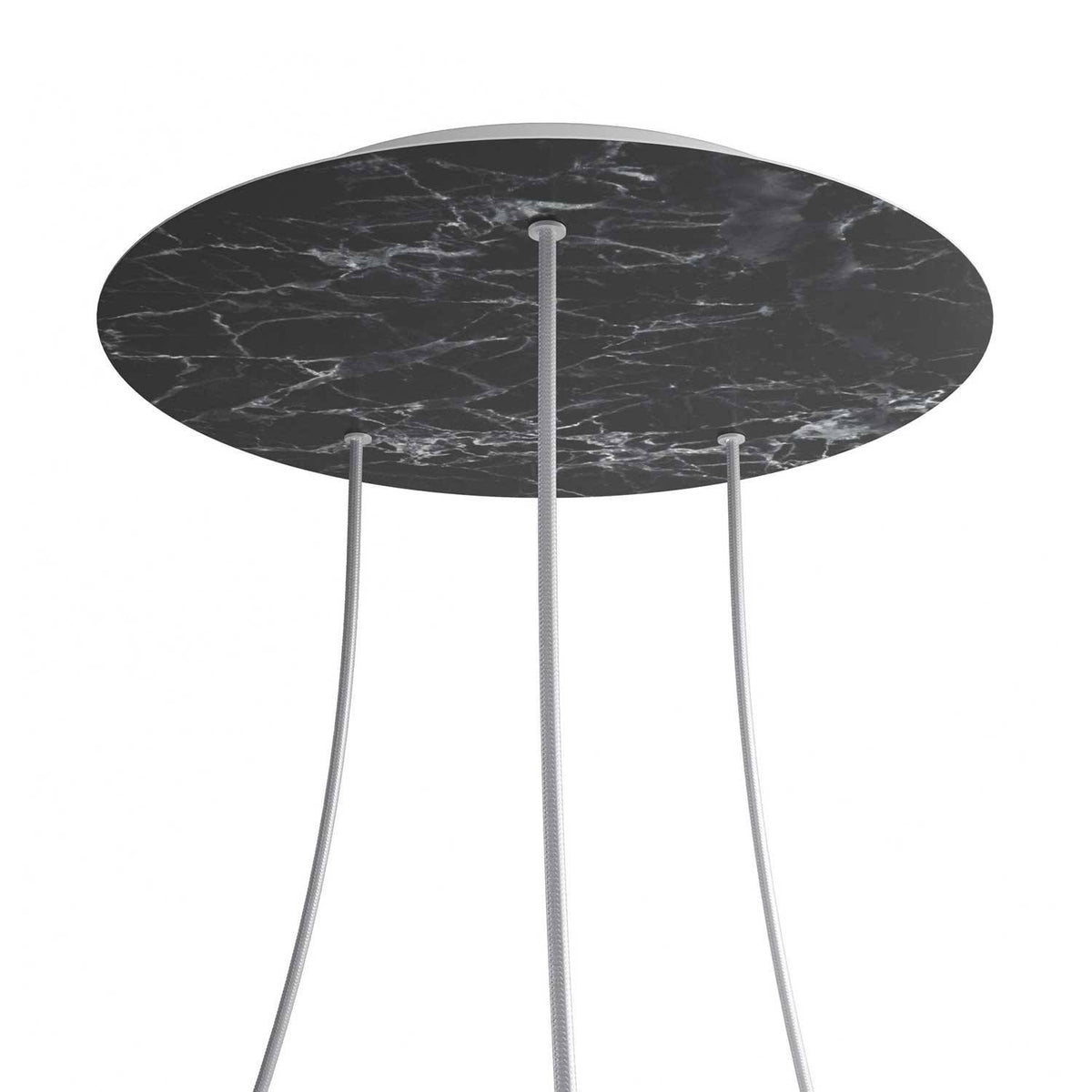 Kruhový stropní baldachýn Rose-One System - průměr 400 mm, kovový materiál