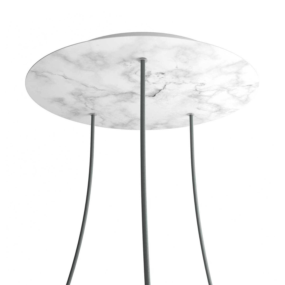Kruhový stropní baldachýn Rose-One System - průměr 400 mm, kovový materiál