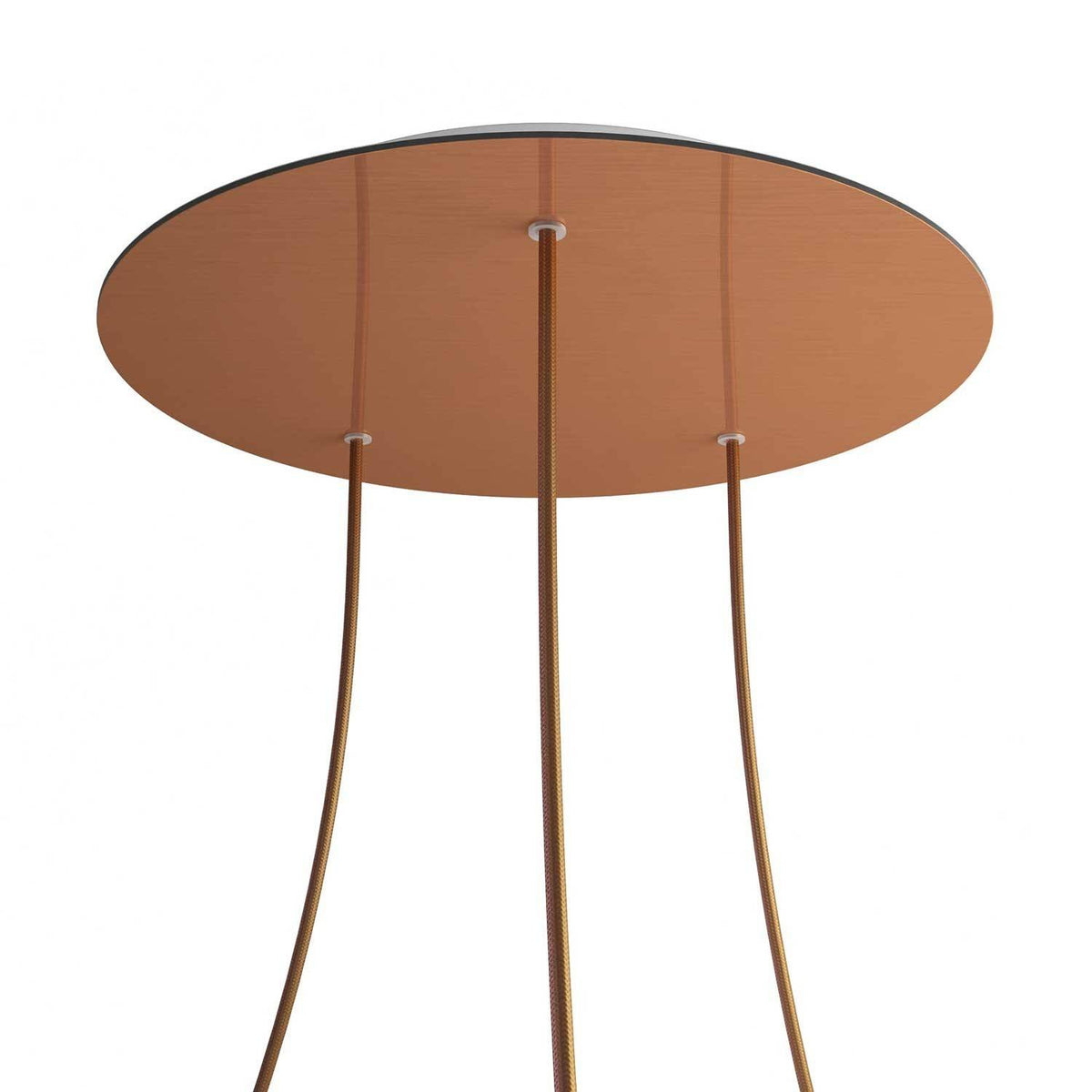 Kruhový stropní baldachýn Rose-One System - průměr 400 mm, kovový materiál