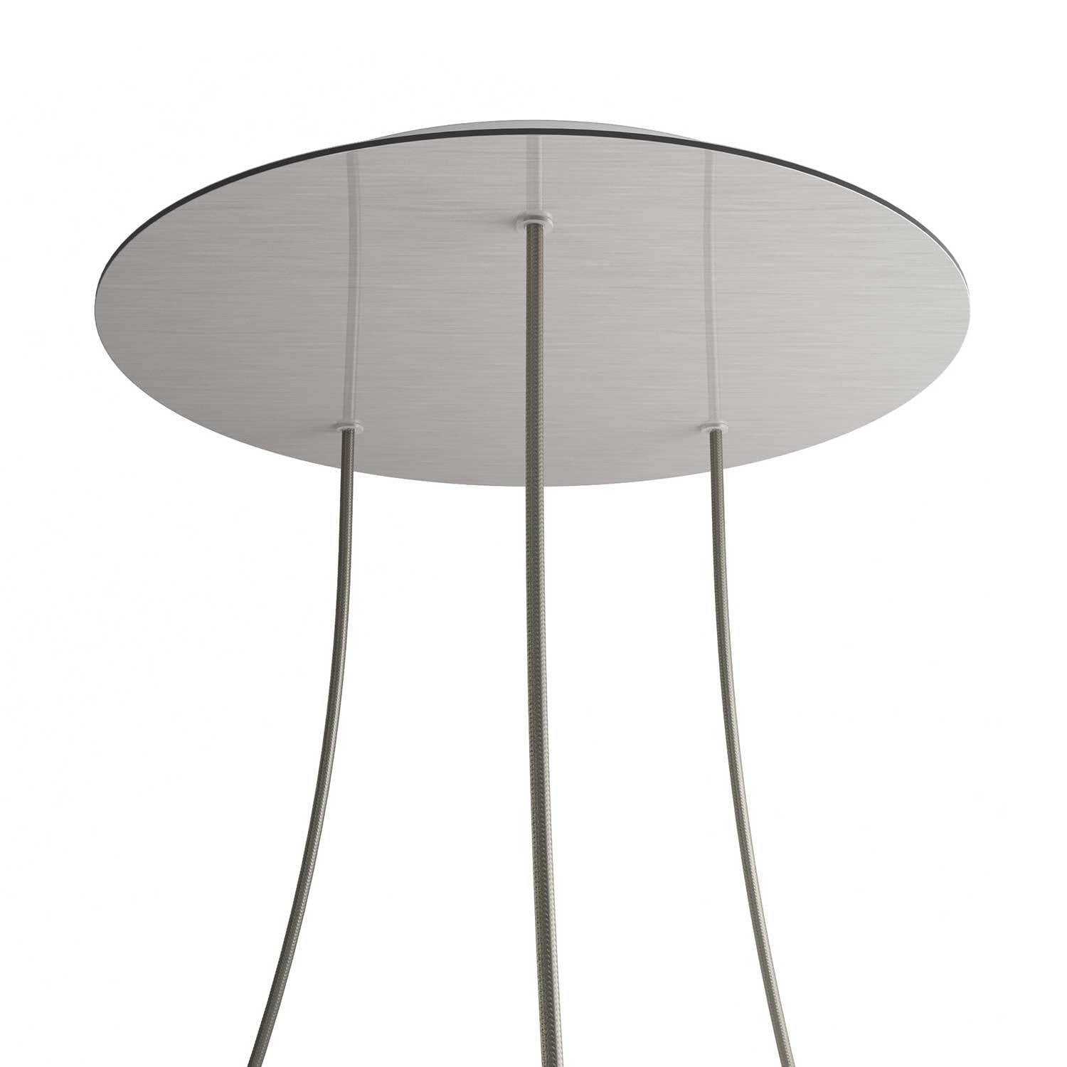 Kruhový stropní baldachýn Rose-One System - průměr 400 mm, kovový materiál