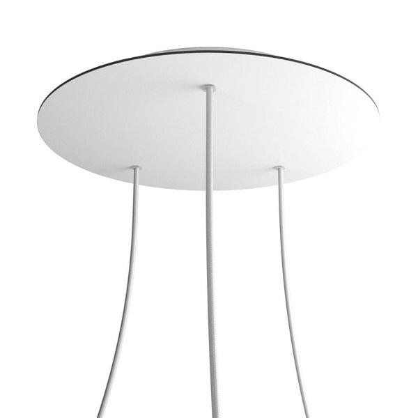 Kruhový stropní baldachýn Rose-One System - průměr 400 mm, kovový materiál