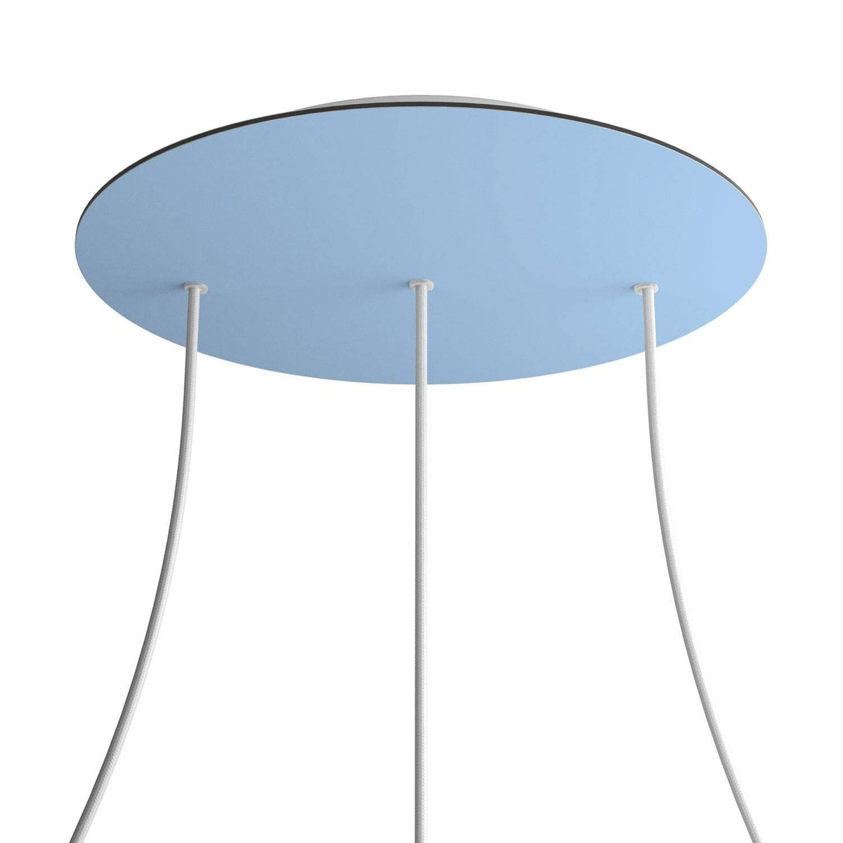 Kruhový stropní baldachýn Rose-One System - průměr 400 mm, kovový materiál