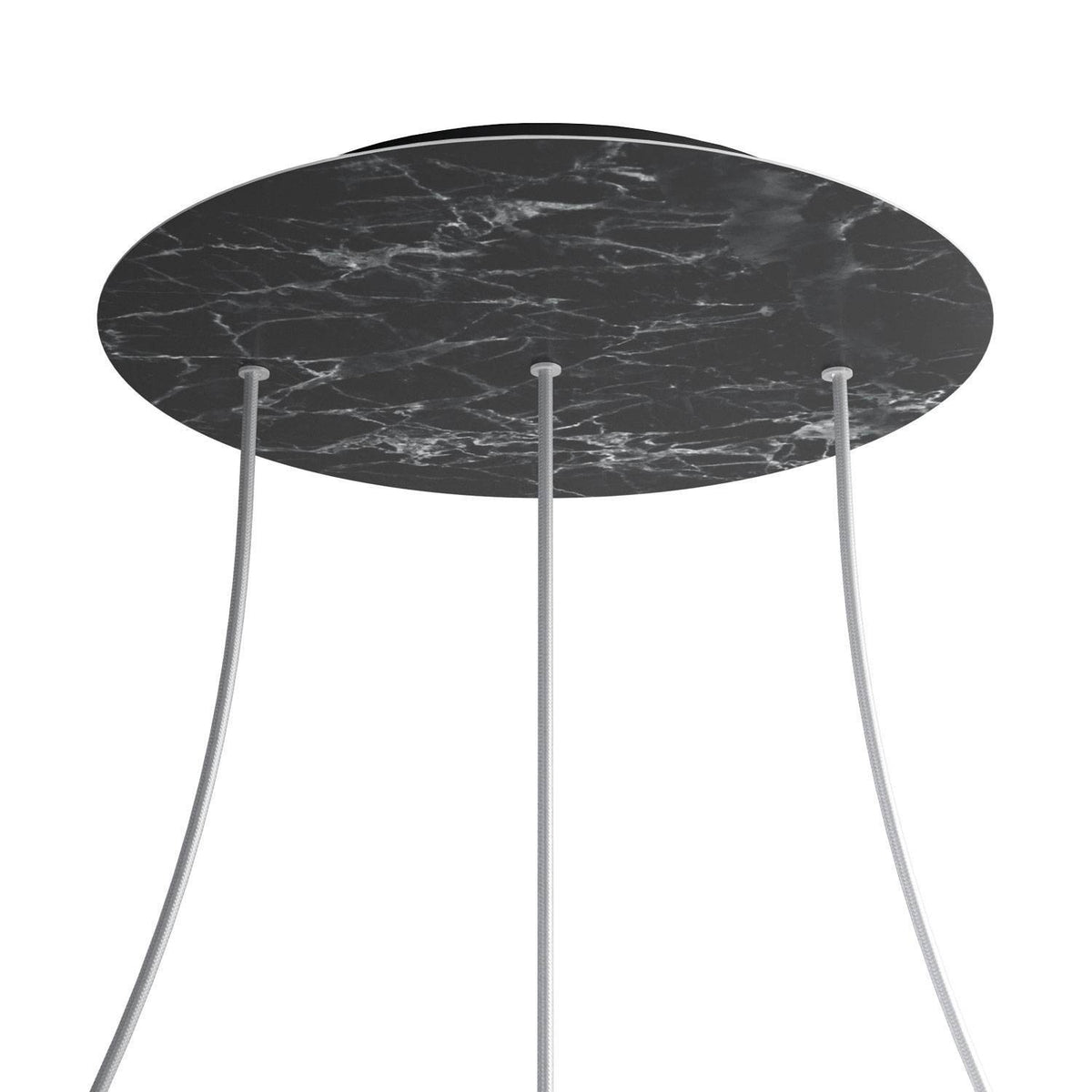 Kruhový stropní baldachýn Rose-One System - průměr 400 mm, kovový materiál