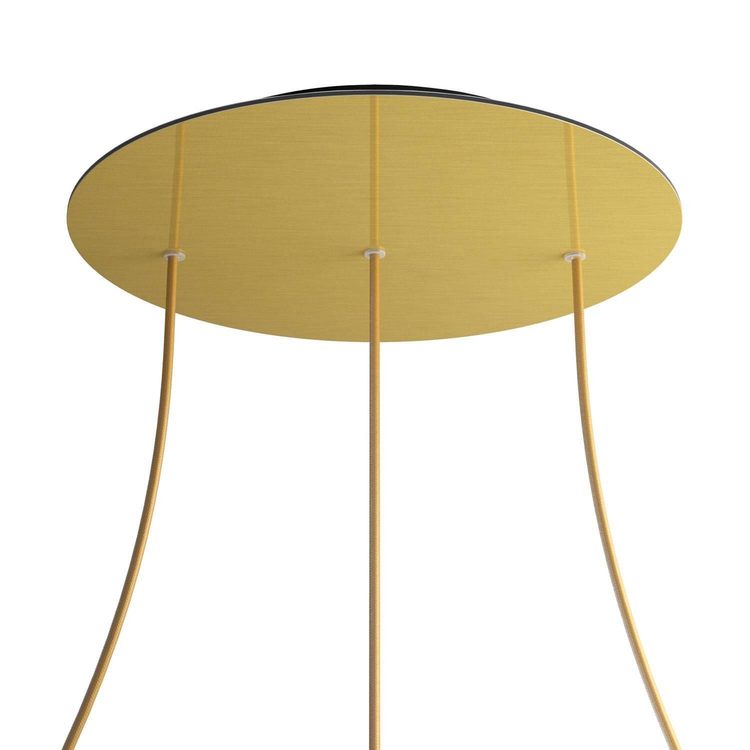 Kruhový stropní baldachýn Rose-One System - průměr 400 mm, kovový materiál
