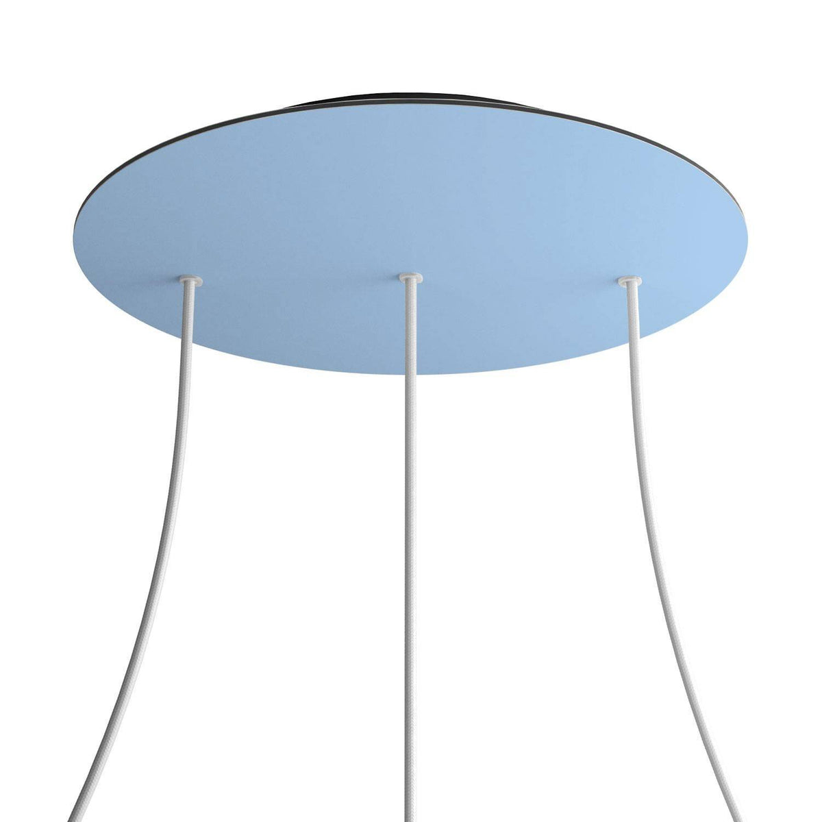 Kruhový stropní baldachýn Rose-One System - průměr 400 mm, kovový materiál