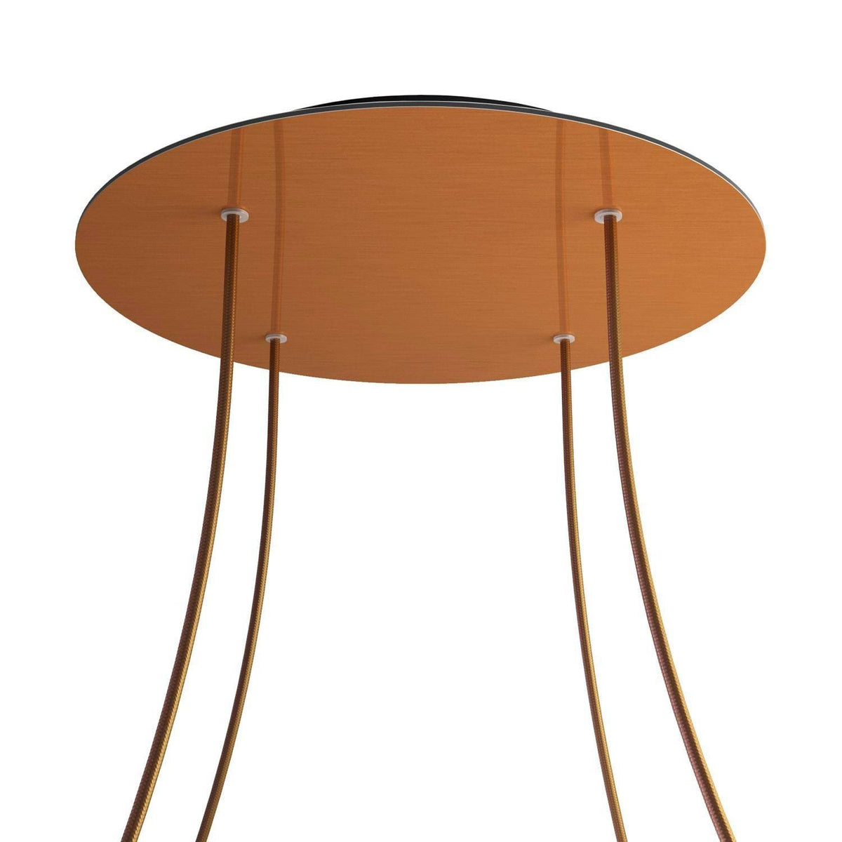 Kruhový stropní baldachýn Rose-One System - průměr 400 mm, kovový materiál