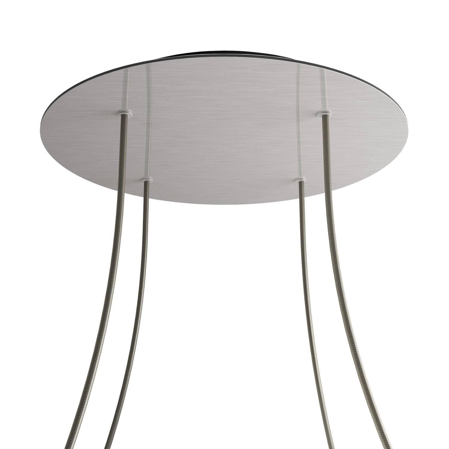 Kruhový stropní baldachýn Rose-One System - průměr 400 mm, kovový materiál