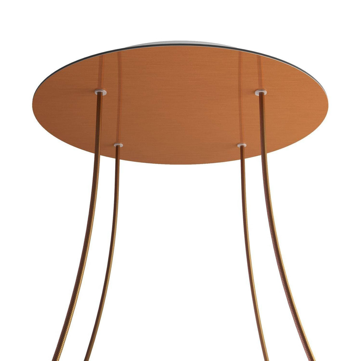 Kruhový stropní baldachýn Rose-One System - průměr 400 mm, kovový materiál
