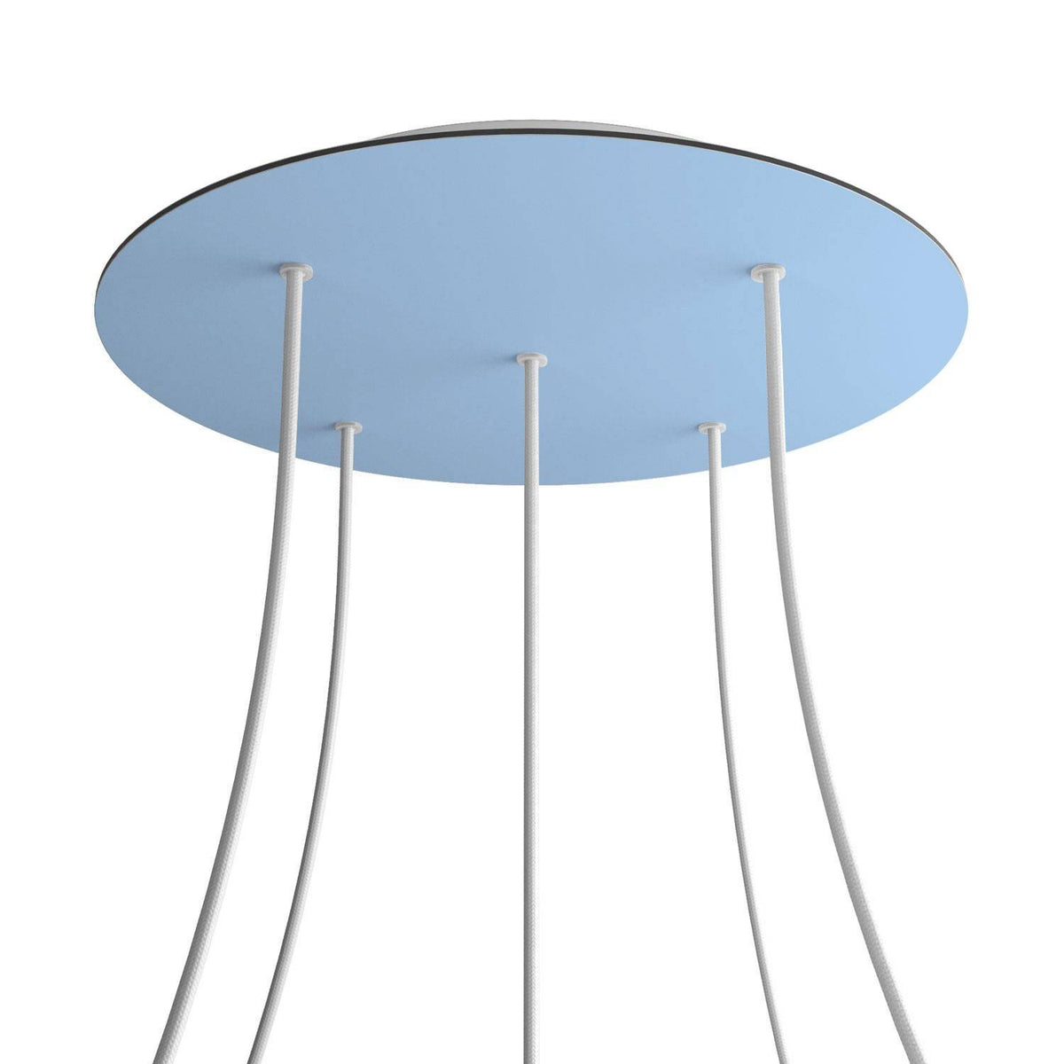 Kruhový stropní baldachýn Rose-One System - průměr 400 mm, kovový materiál
