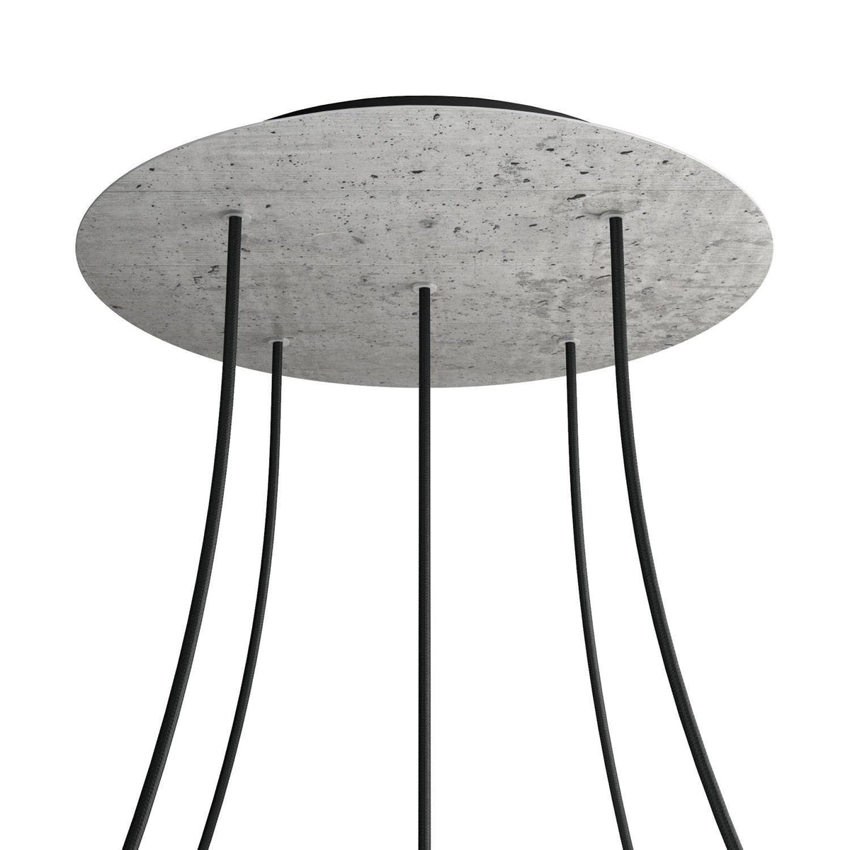 Kruhový stropní baldachýn Rose-One System - průměr 400 mm, kovový materiál