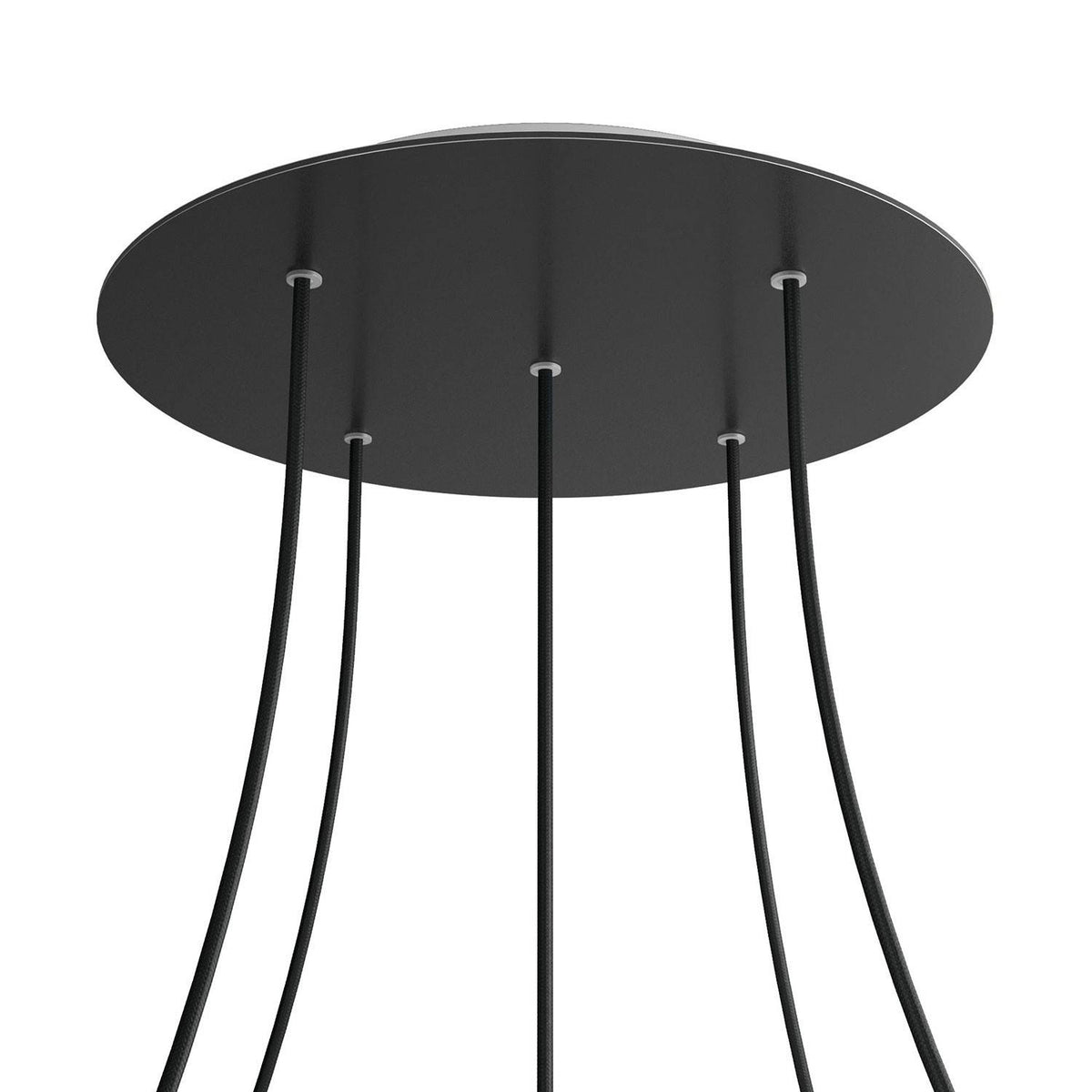 Kruhový stropní baldachýn Rose-One System - průměr 400 mm, kovový materiál