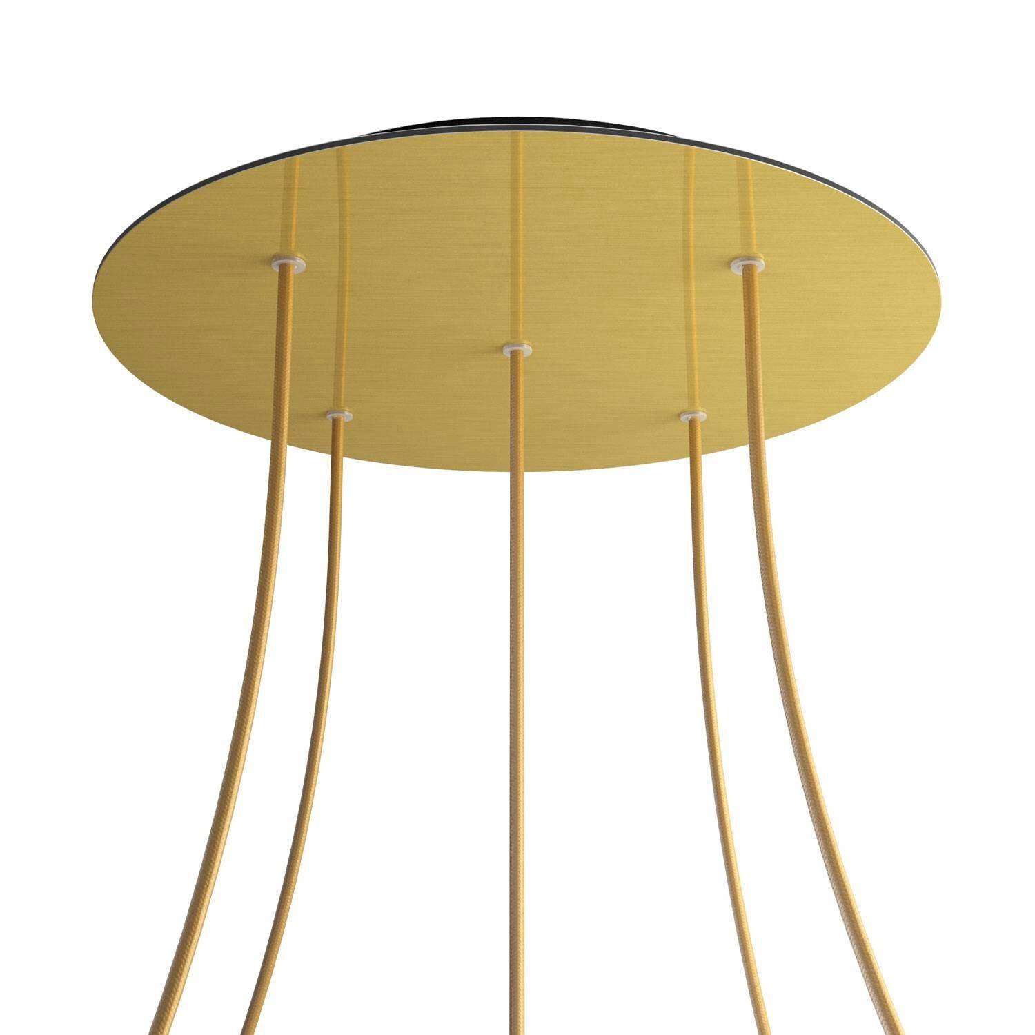 Kruhový stropní baldachýn Rose-One System - průměr 400 mm, kovový materiál