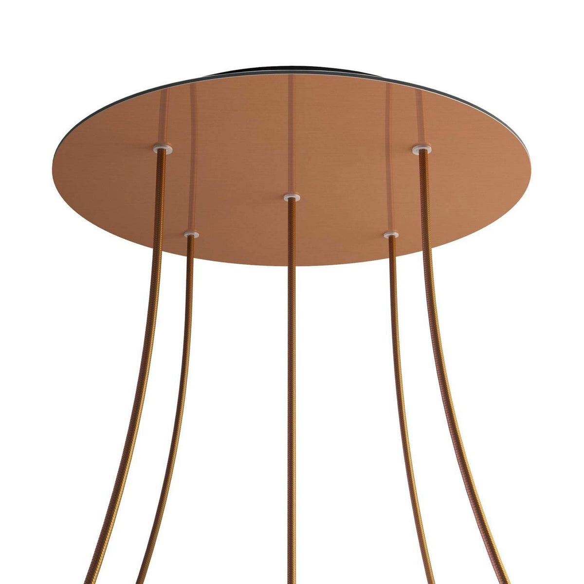 Kruhový stropní baldachýn Rose-One System - průměr 400 mm, kovový materiál