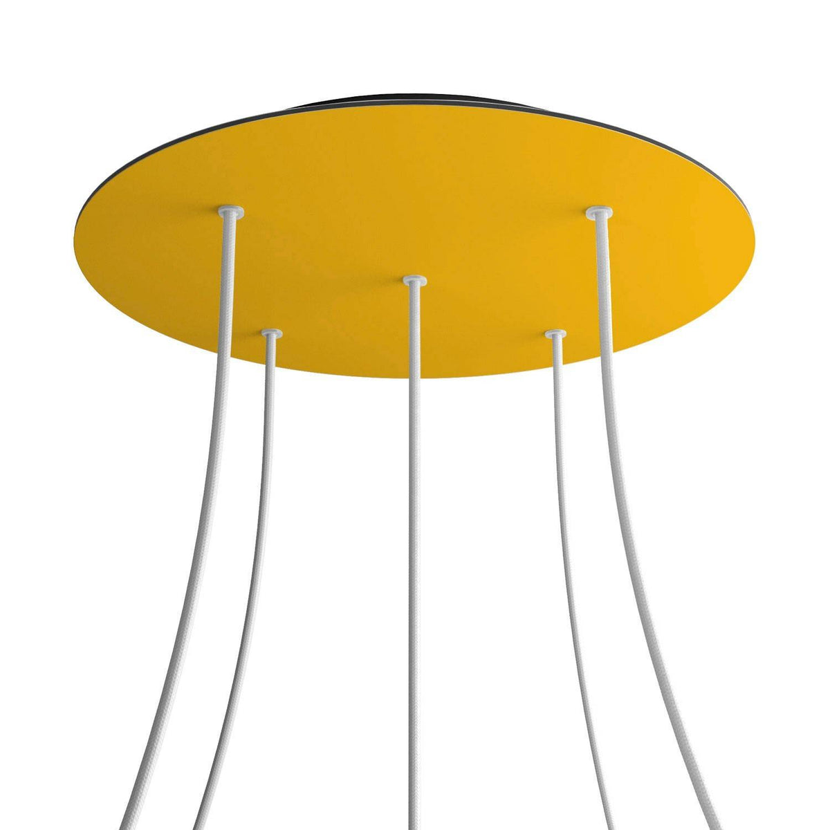 Kruhový stropní baldachýn Rose-One System - průměr 400 mm, kovový materiál