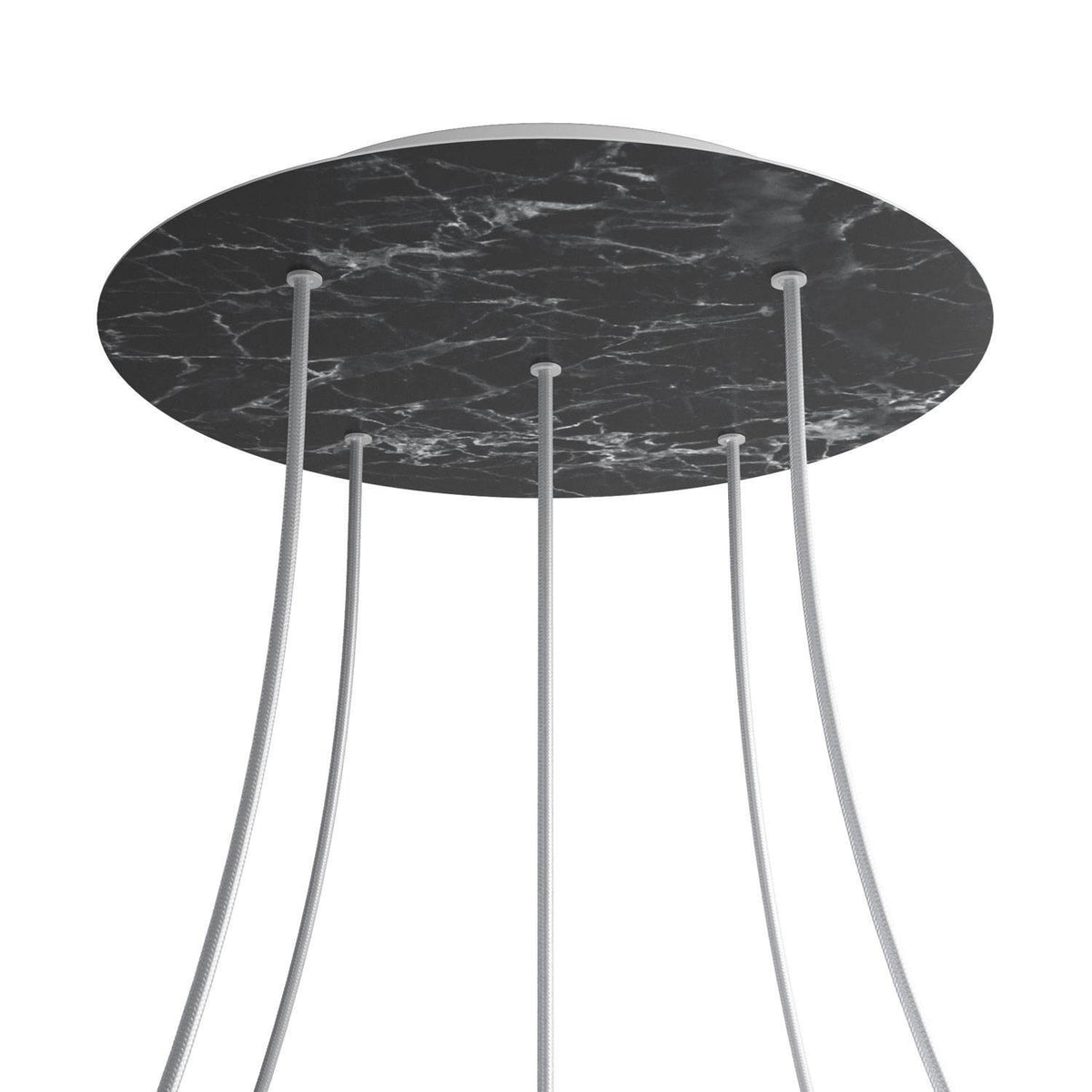 Kruhový stropní baldachýn Rose-One System - průměr 400 mm, kovový materiál