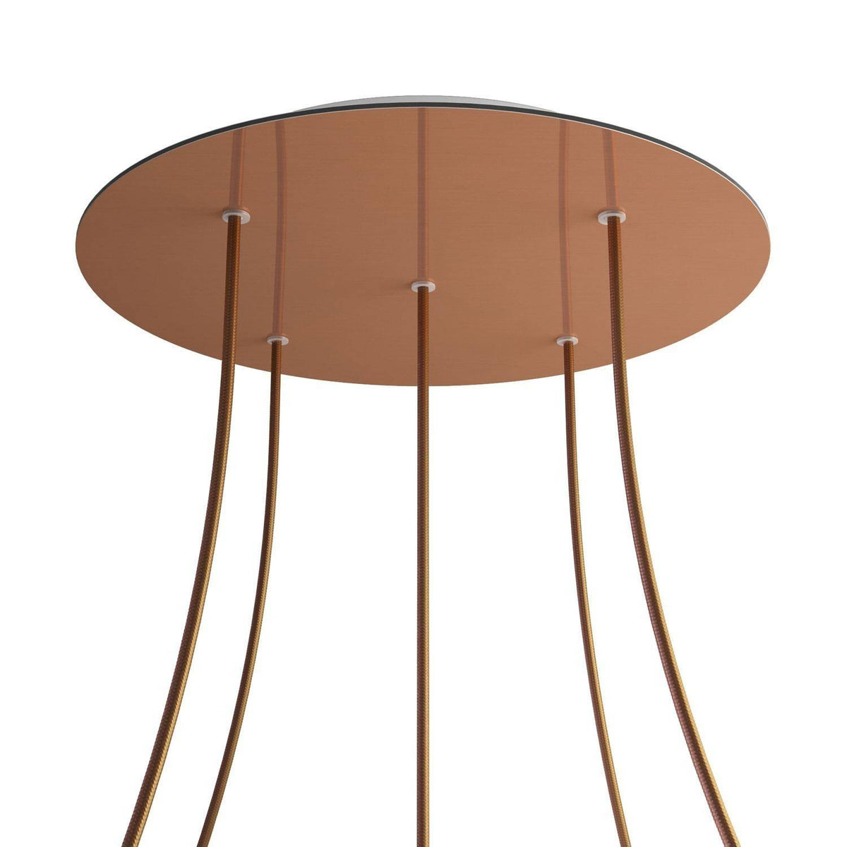 Kruhový stropní baldachýn Rose-One System - průměr 400 mm, kovový materiál