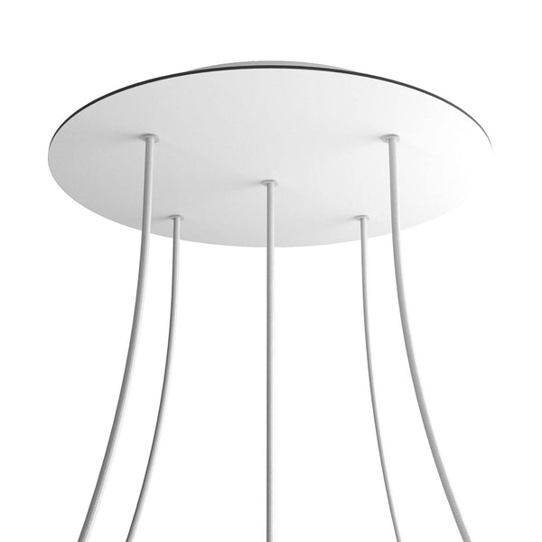 Kruhový stropní baldachýn Rose-One System - průměr 400 mm, kovový materiál