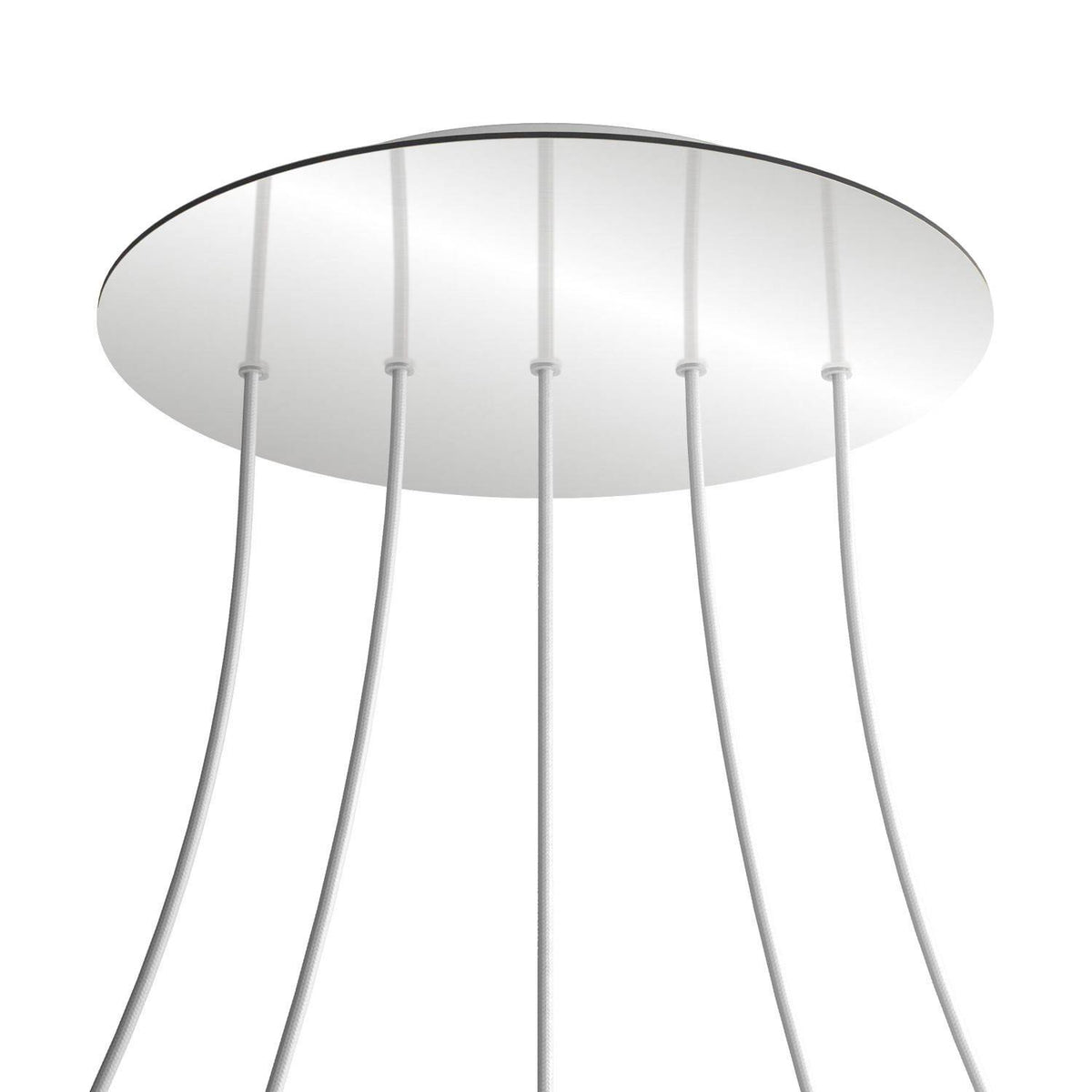 Kruhový stropní baldachýn Rose-One System - průměr 400 mm, kovový materiál