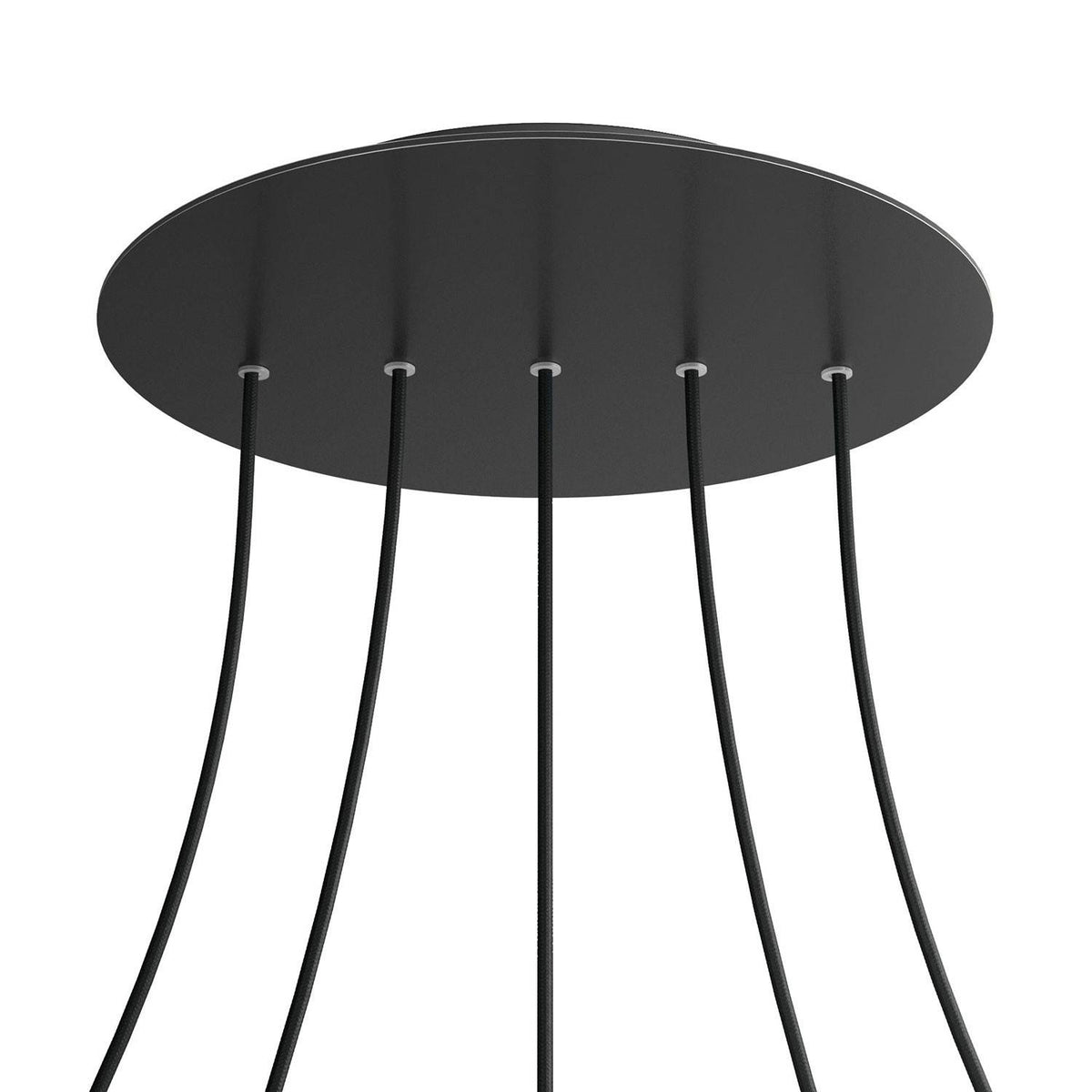 Kruhový stropní baldachýn Rose-One System - průměr 400 mm, kovový materiál