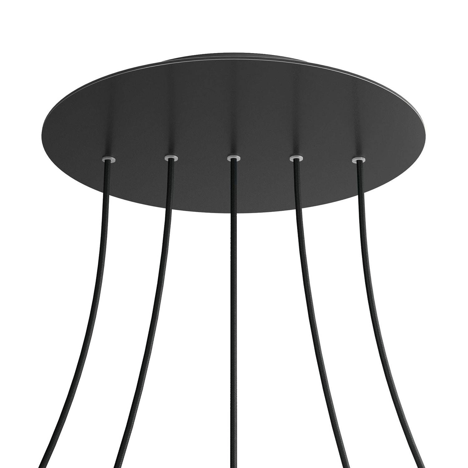 Kruhový stropní baldachýn Rose-One System - průměr 400 mm, kovový materiál