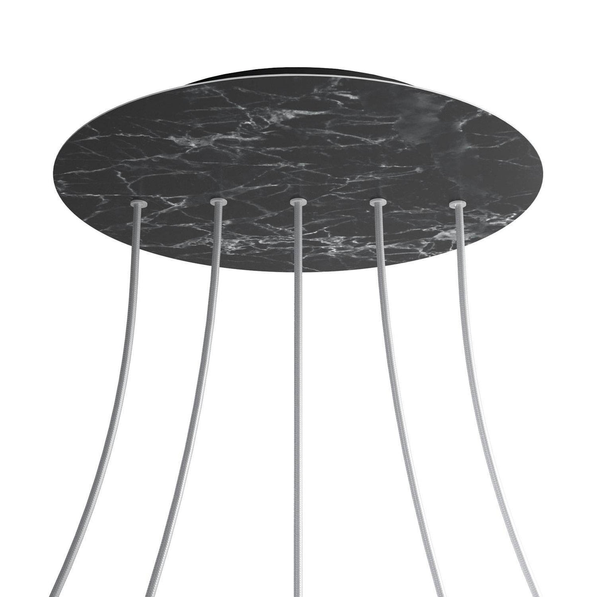 Kruhový stropní baldachýn Rose-One System - průměr 400 mm, kovový materiál