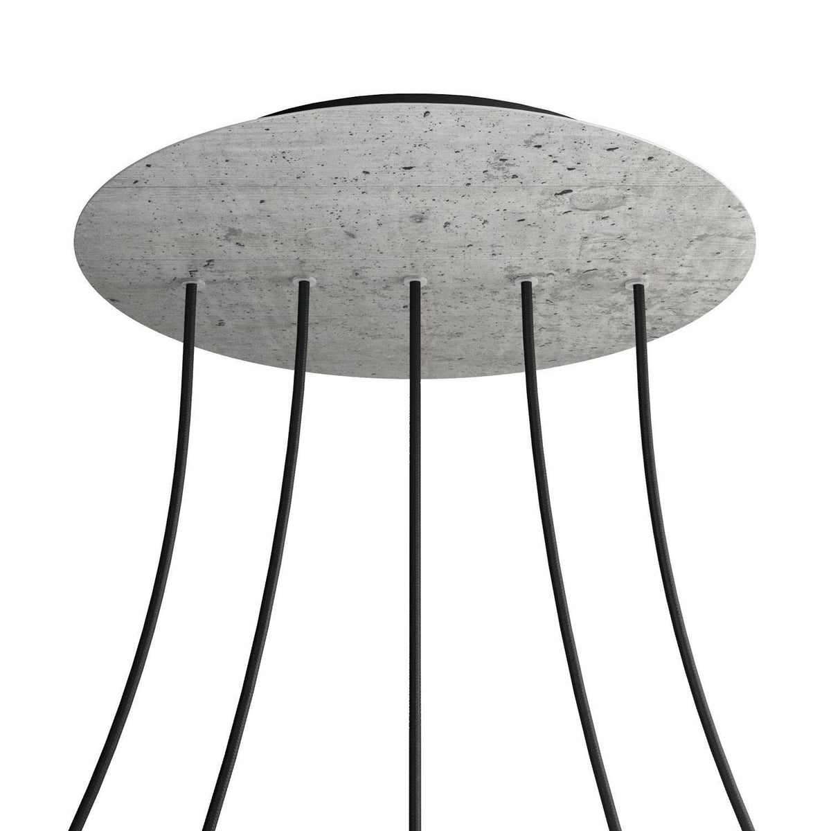 Kruhový stropní baldachýn Rose-One System - průměr 400 mm, kovový materiál