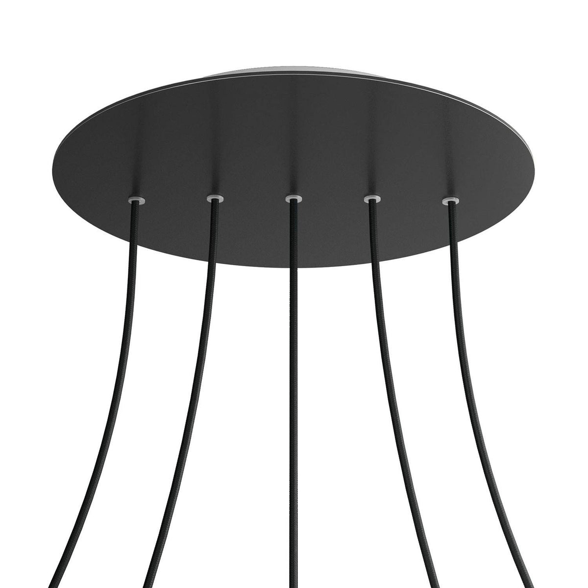 Kruhový stropní baldachýn Rose-One System - průměr 400 mm, kovový materiál