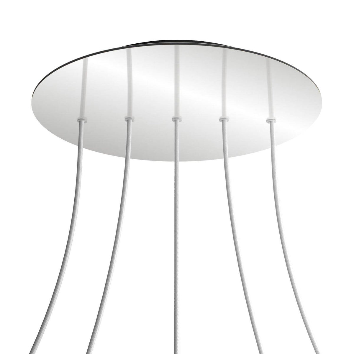 Kruhový stropní baldachýn Rose-One System - průměr 400 mm, kovový materiál