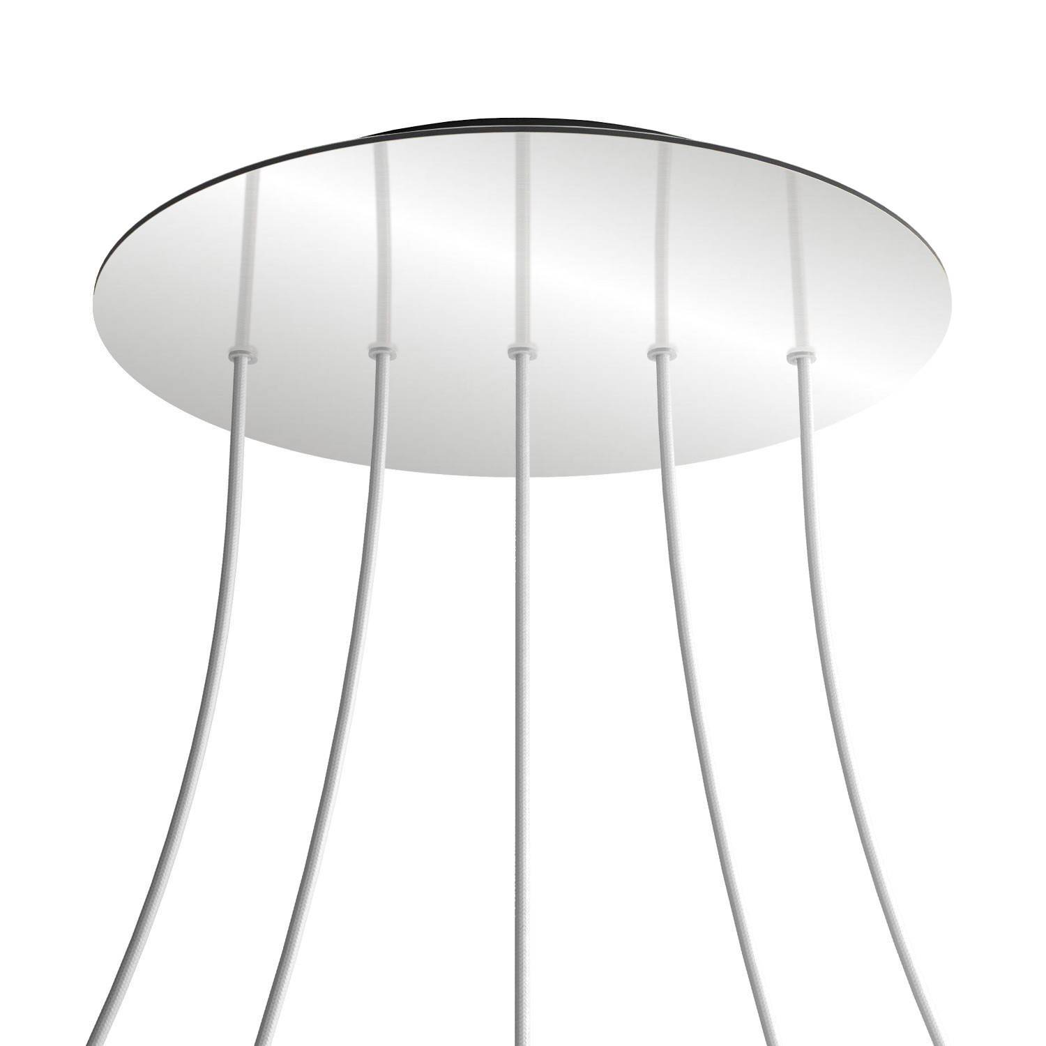 Kruhový stropní baldachýn Rose-One System - průměr 400 mm, kovový materiál