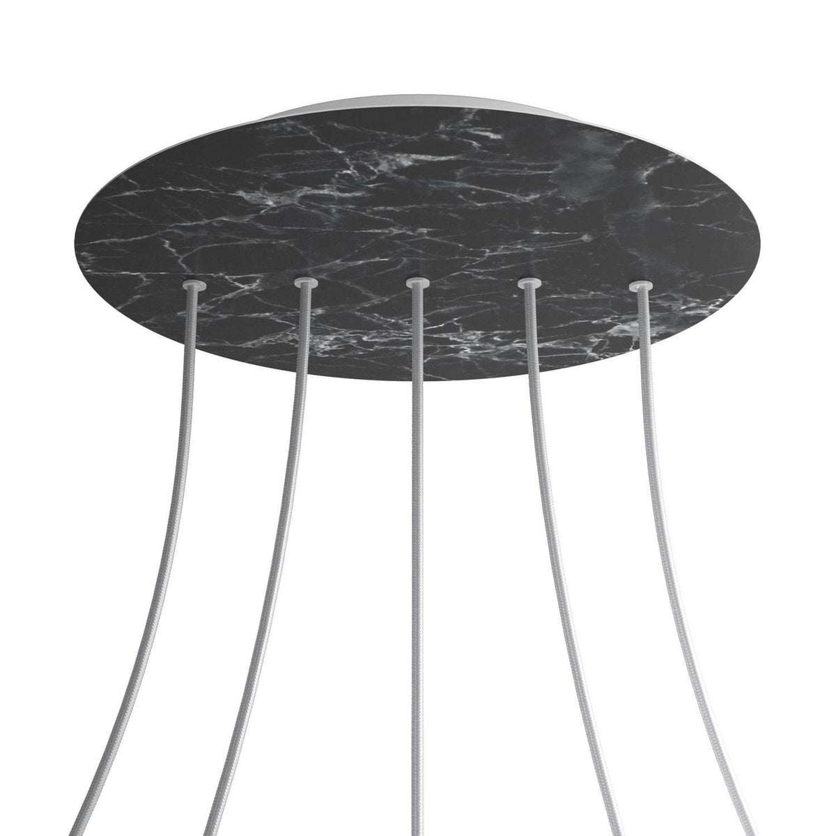 Kruhový stropní baldachýn Rose-One System - průměr 400 mm, kovový materiál