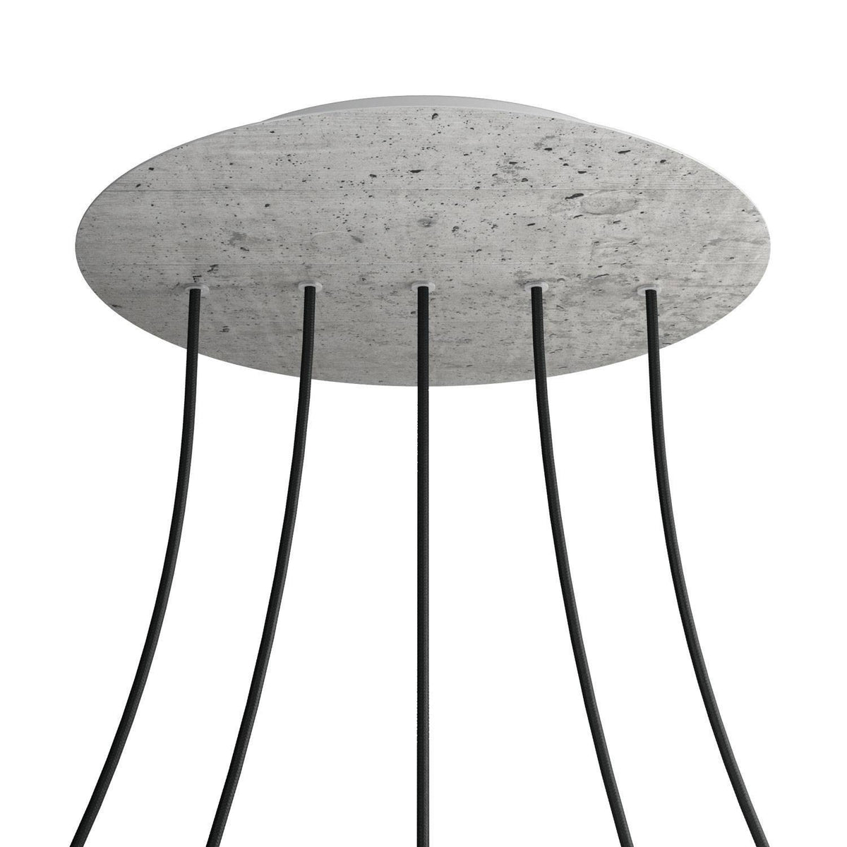 Kruhový stropní baldachýn Rose-One System - průměr 400 mm, kovový materiál
