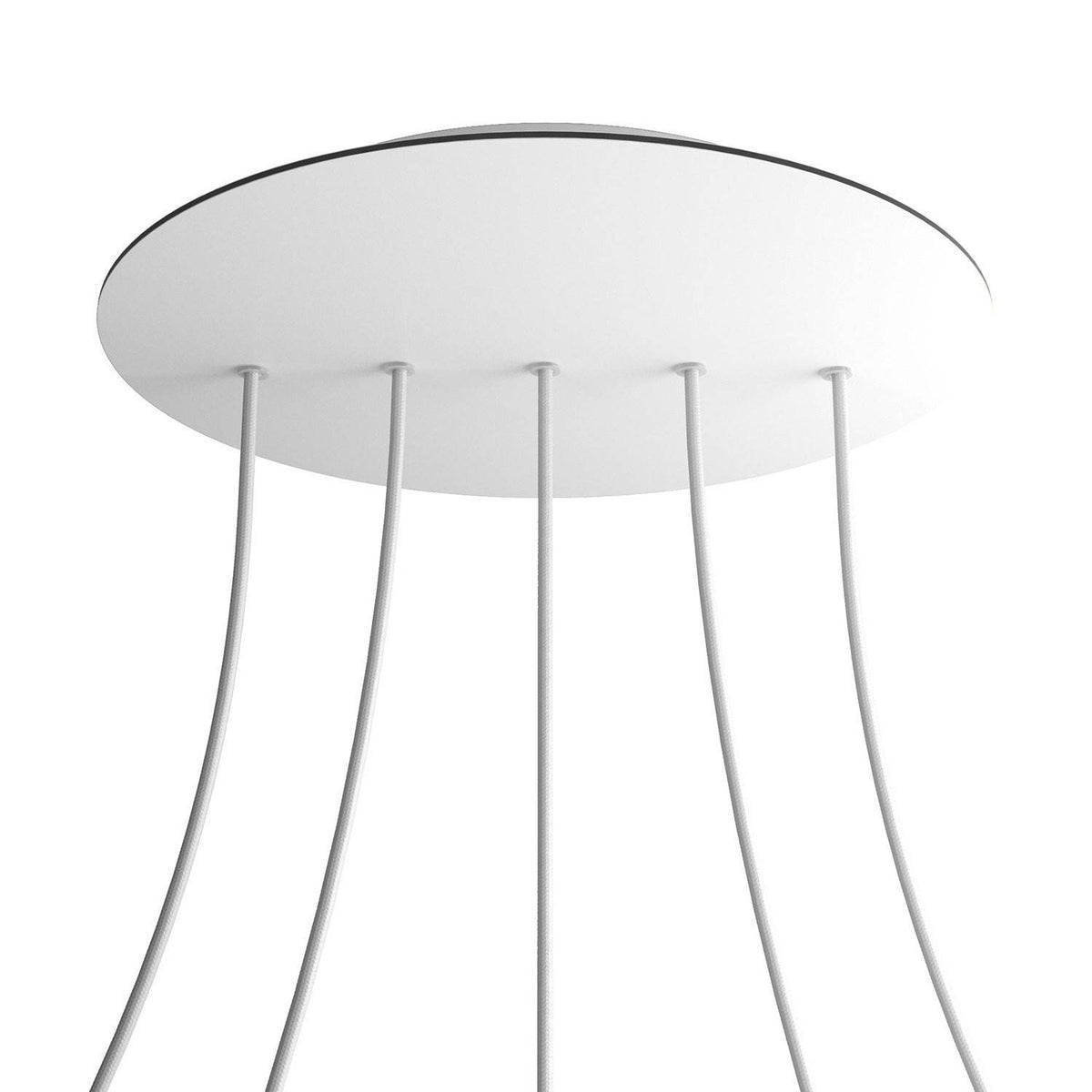 Kruhový stropní baldachýn Rose-One System - průměr 400 mm, kovový materiál