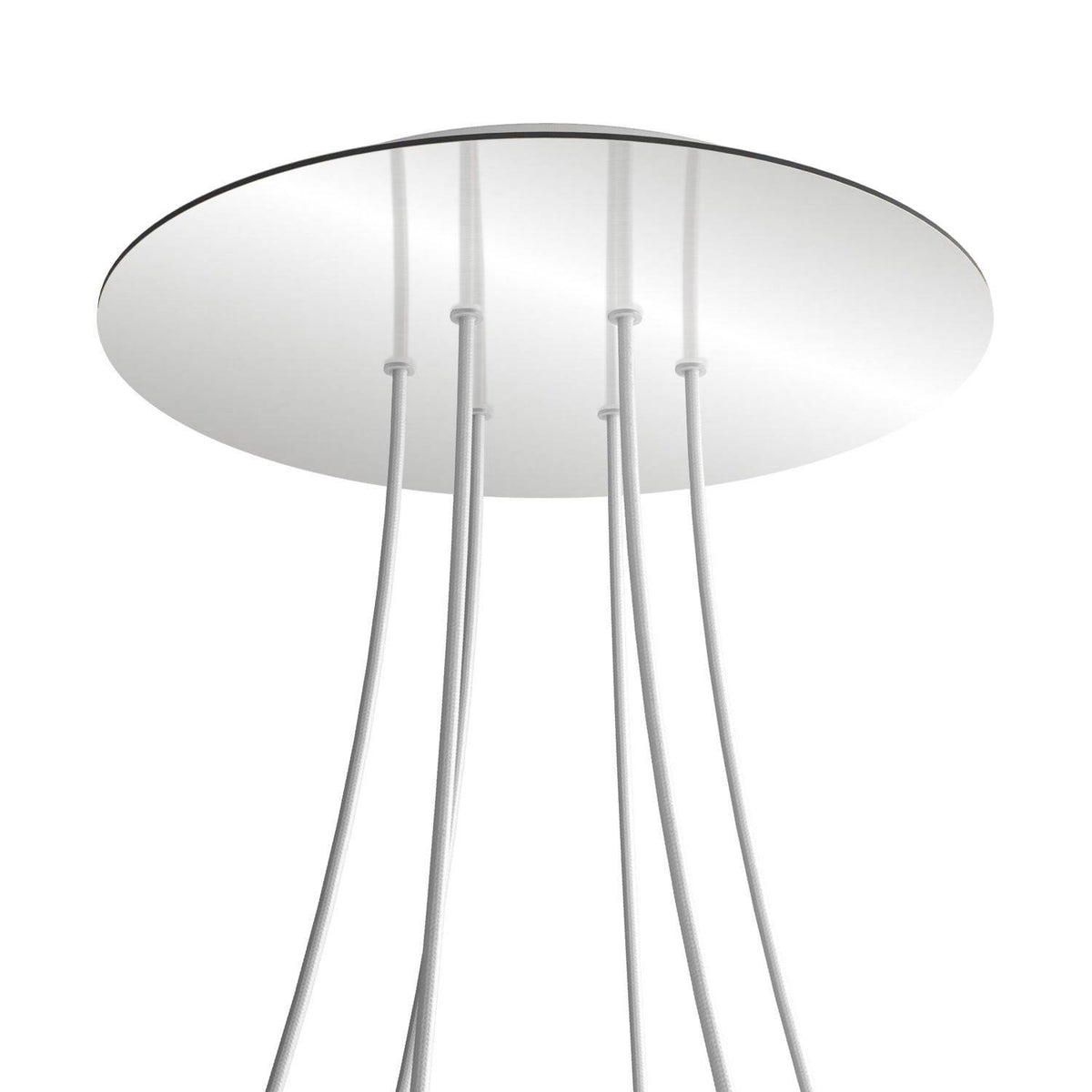 Kruhový stropní baldachýn Rose-One System - průměr 400 mm, kovový materiál