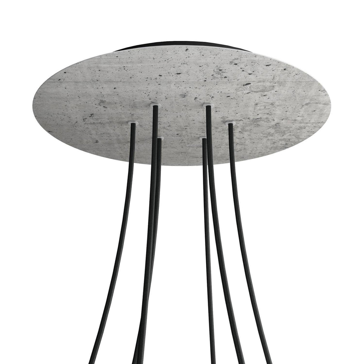 Kruhový stropní baldachýn Rose-One System - průměr 400 mm, kovový materiál