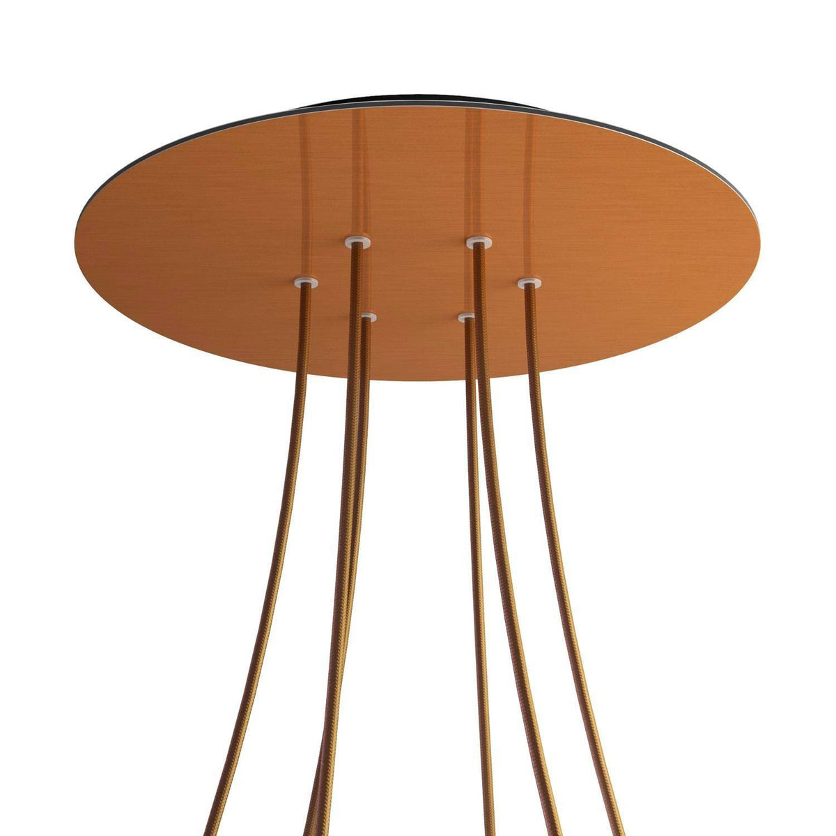 Kruhový stropní baldachýn Rose-One System - průměr 400 mm, kovový materiál
